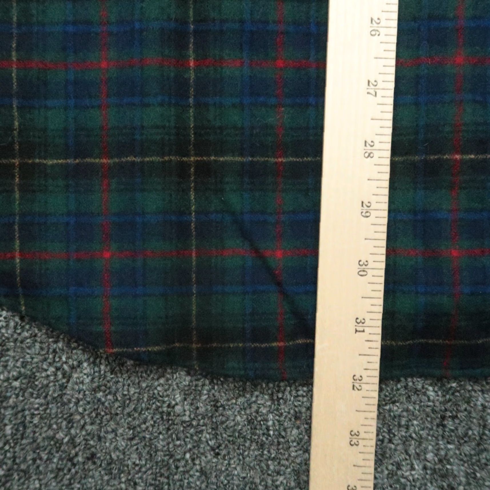 VINTAGE Pendleton Shirt Mens XL Green Blue Tartan Plaid Wool  display picture 1