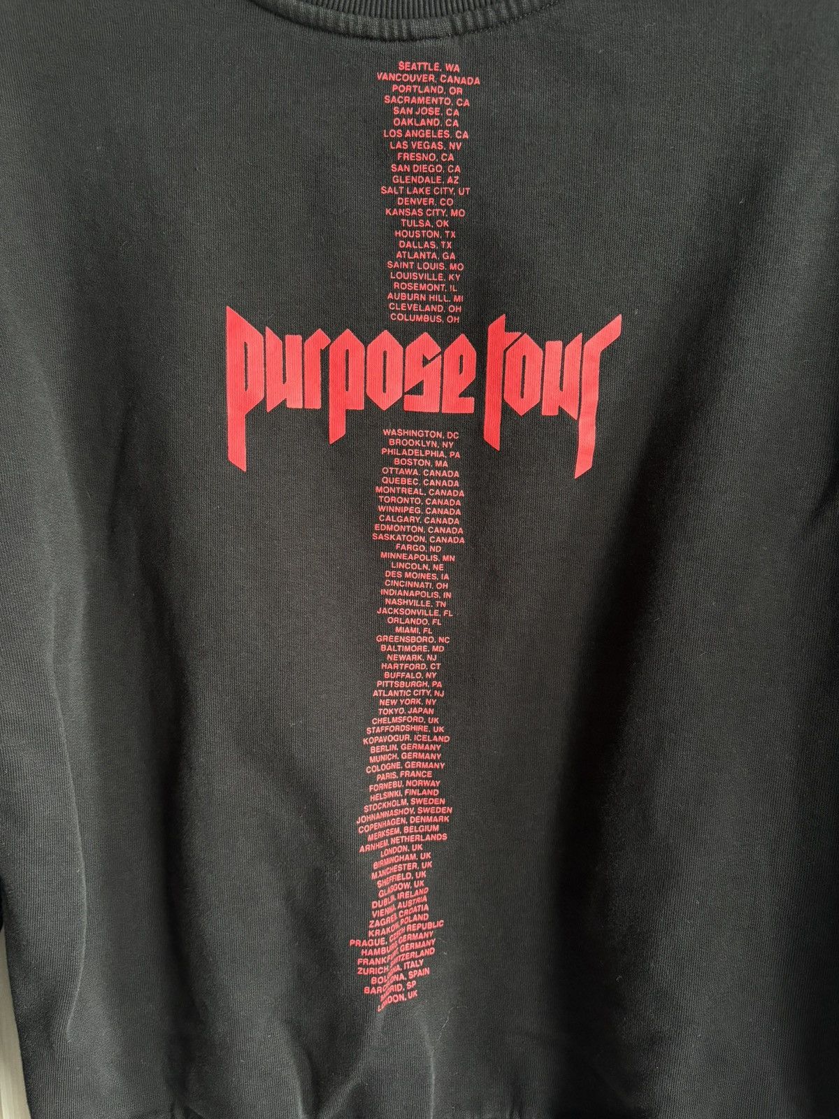 H&M × Justin Bieber H&M x Justin Bieber Purpose Tour Streetwear Hype Sweatshirt Size S / US 4 / IT 40 - 6 Thumbnail