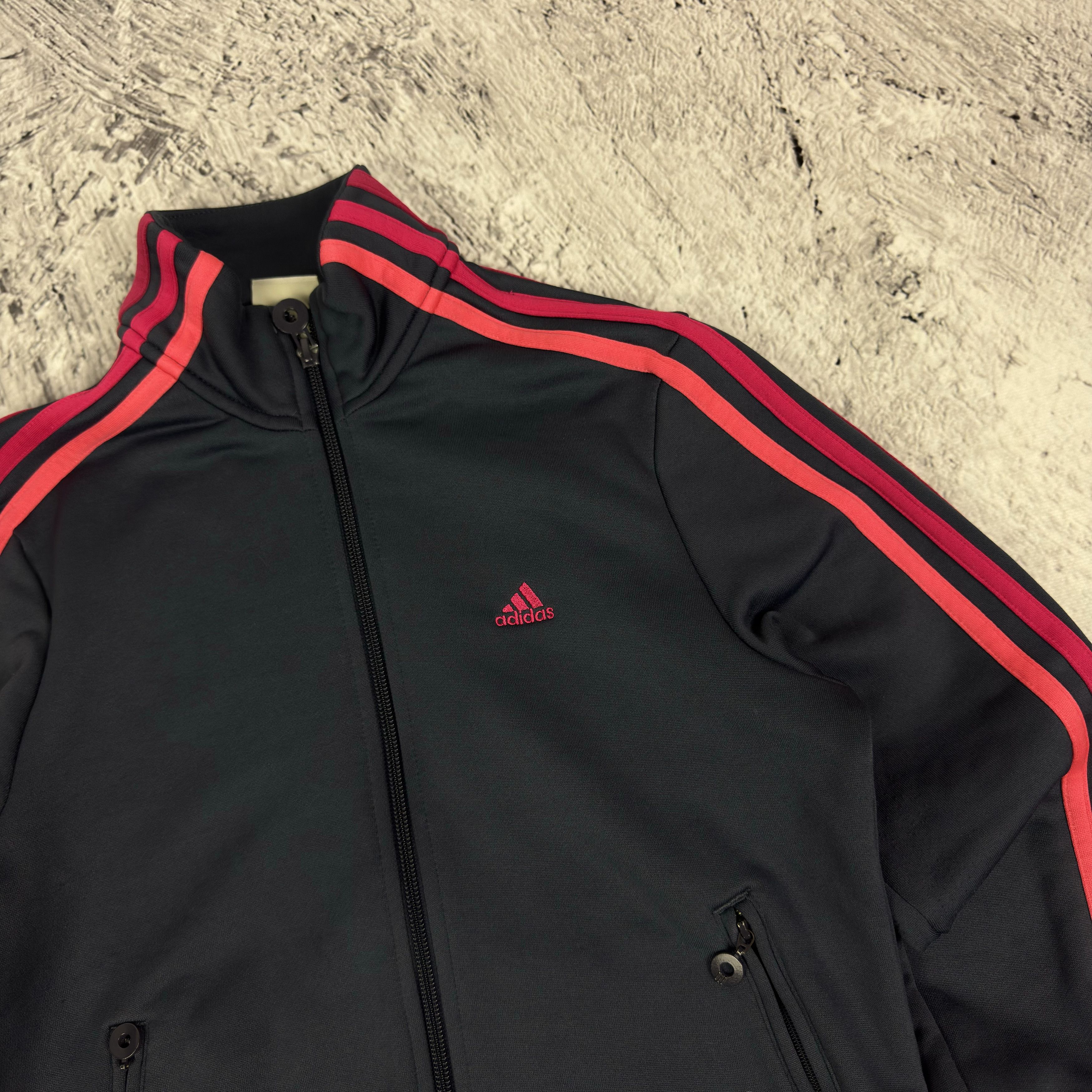 Adidas Adidas Embroidery Logo 3-Striped Full Zip Track Jacket Size S / US 4 / IT 40 - 6 Thumbnail