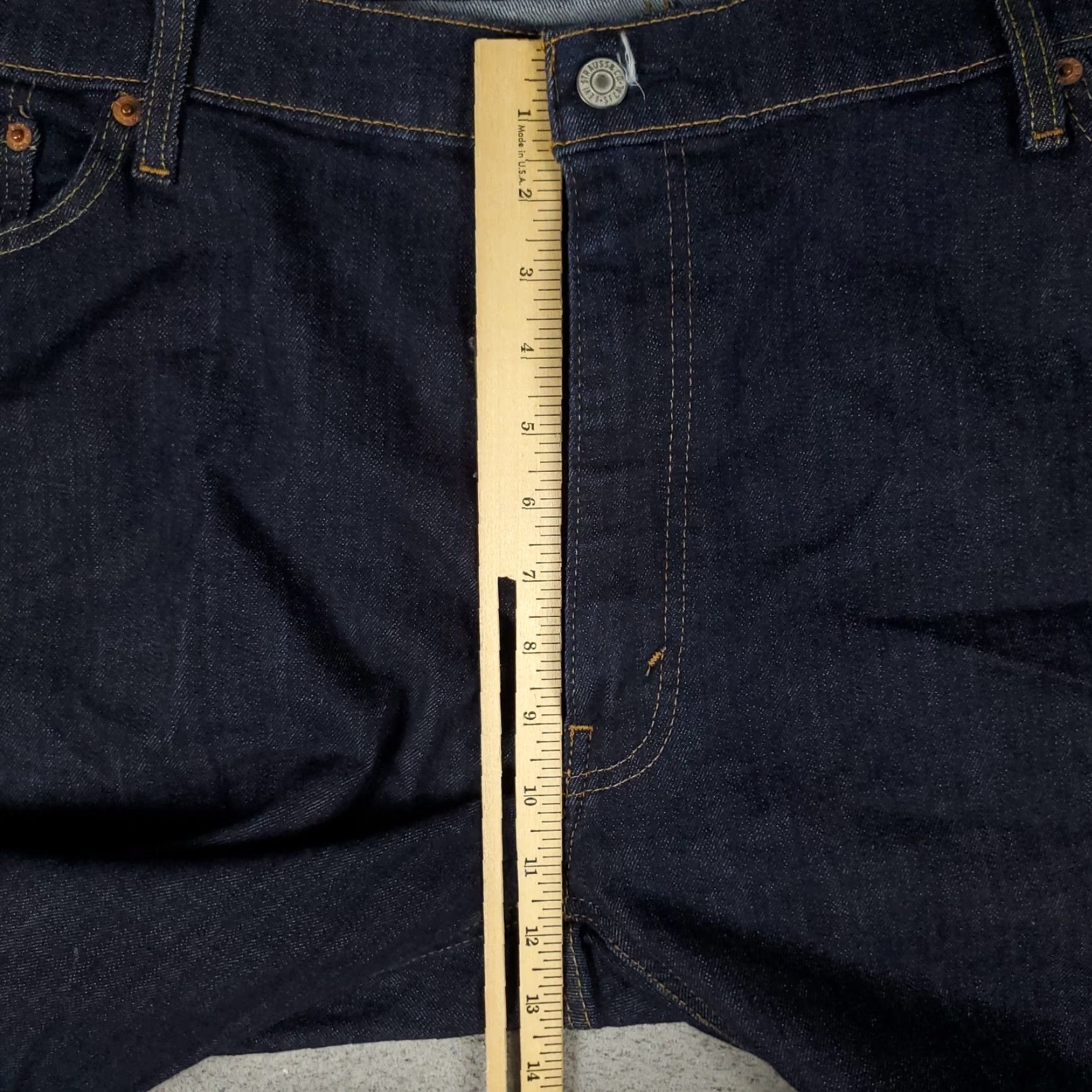 Levi's Levis 541 Jeans Mens Regular 48x28 Blue Athletic Fit Straight Denim Pants - Levi's 541 Jeans Mens Size 48x28 Blue Athletic Straight Fit Pants Size US 32 / EU 48 - 4 Thumbnail