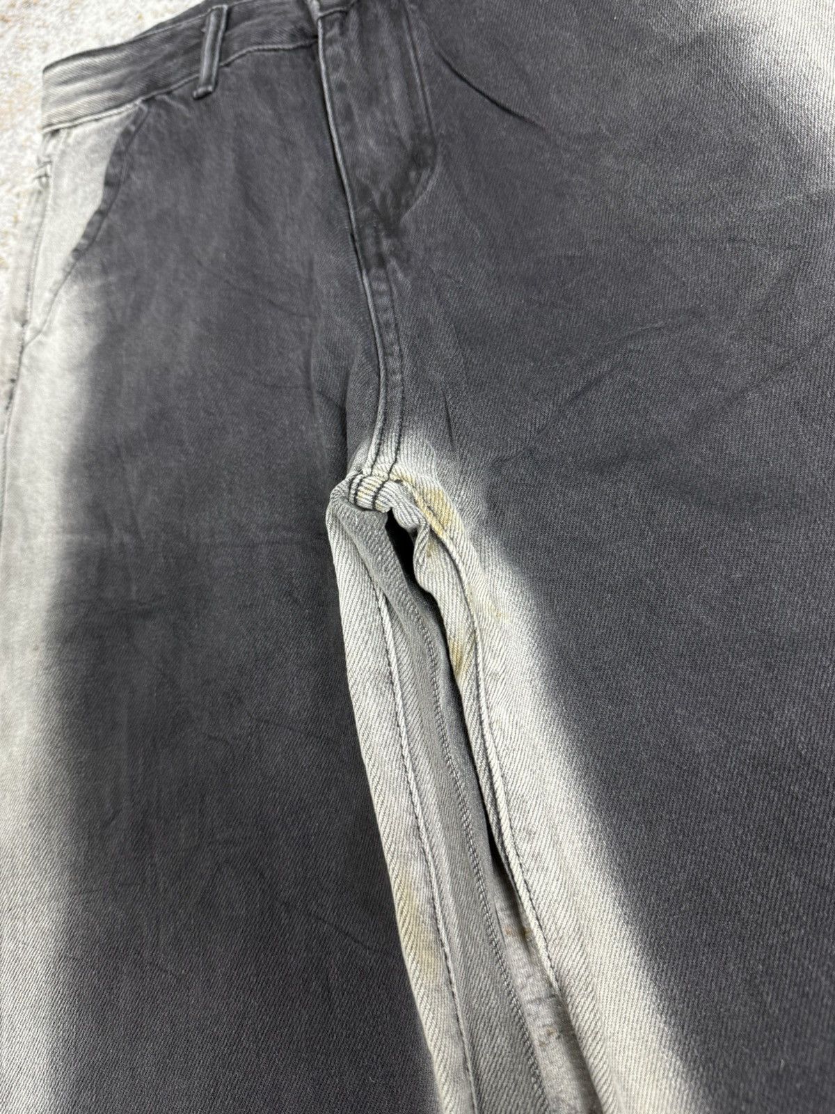Tornado Mart Peom y2k ifsix style denim pants Size US 27 - 6 Thumbnail