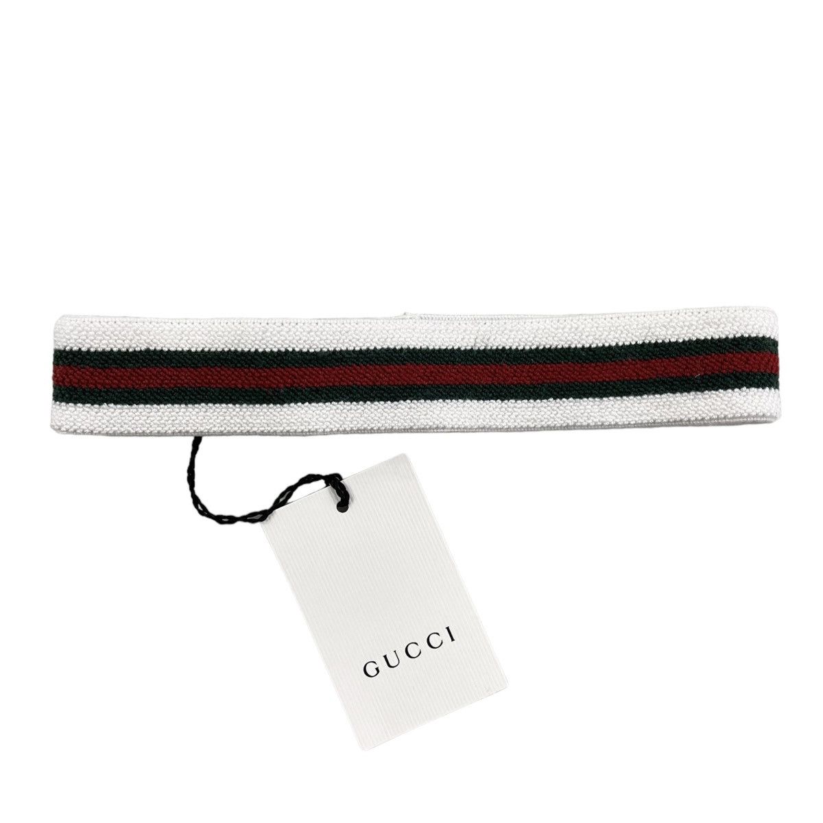 Gucci Gucci Web Stripe Elastic Headband Size ONE SIZE - 1 Thumbnail