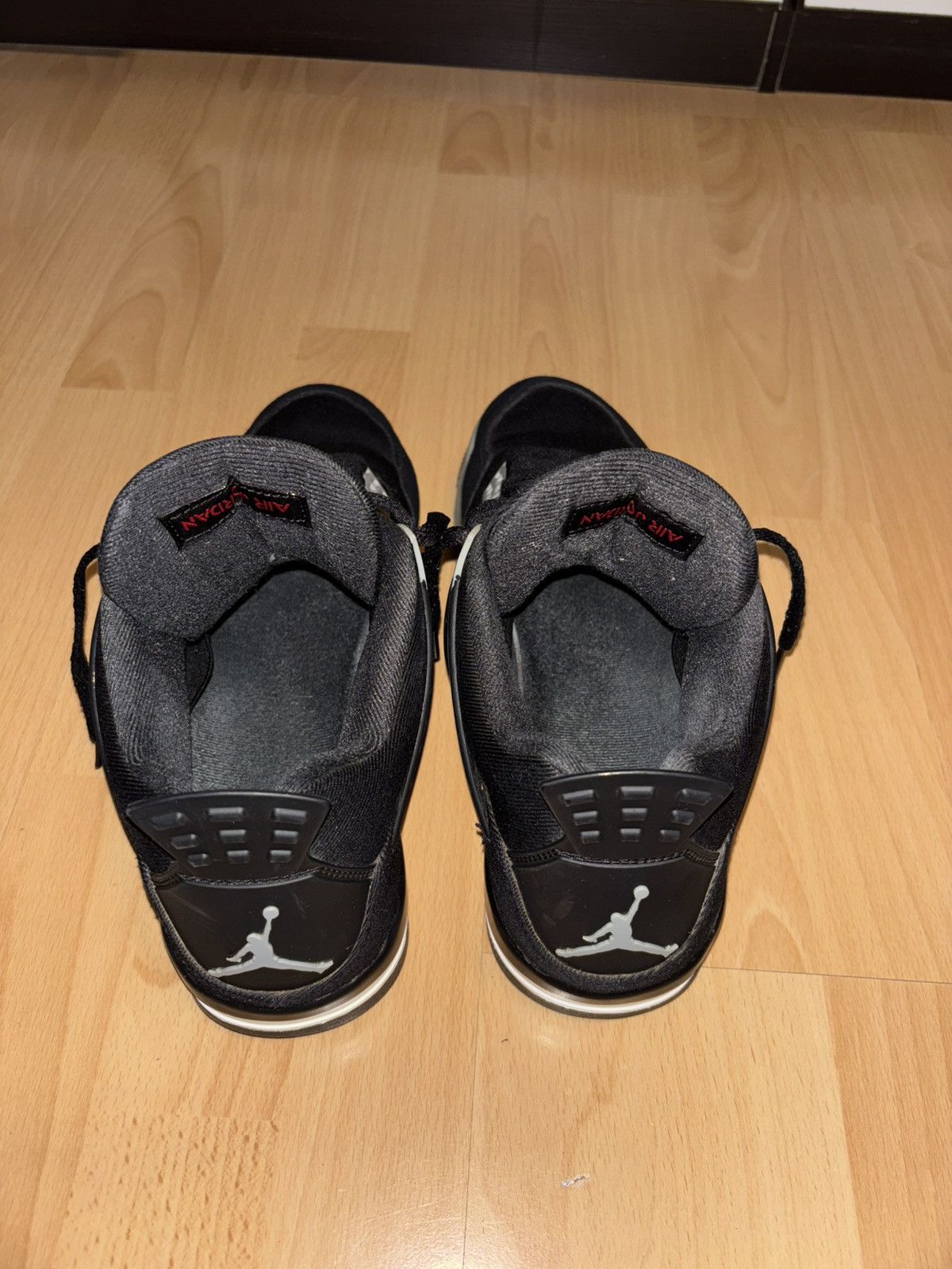Jordan Brand Jordan 4 Retro SE Black Canvas Size US 11 / EU 44 - 4 Thumbnail