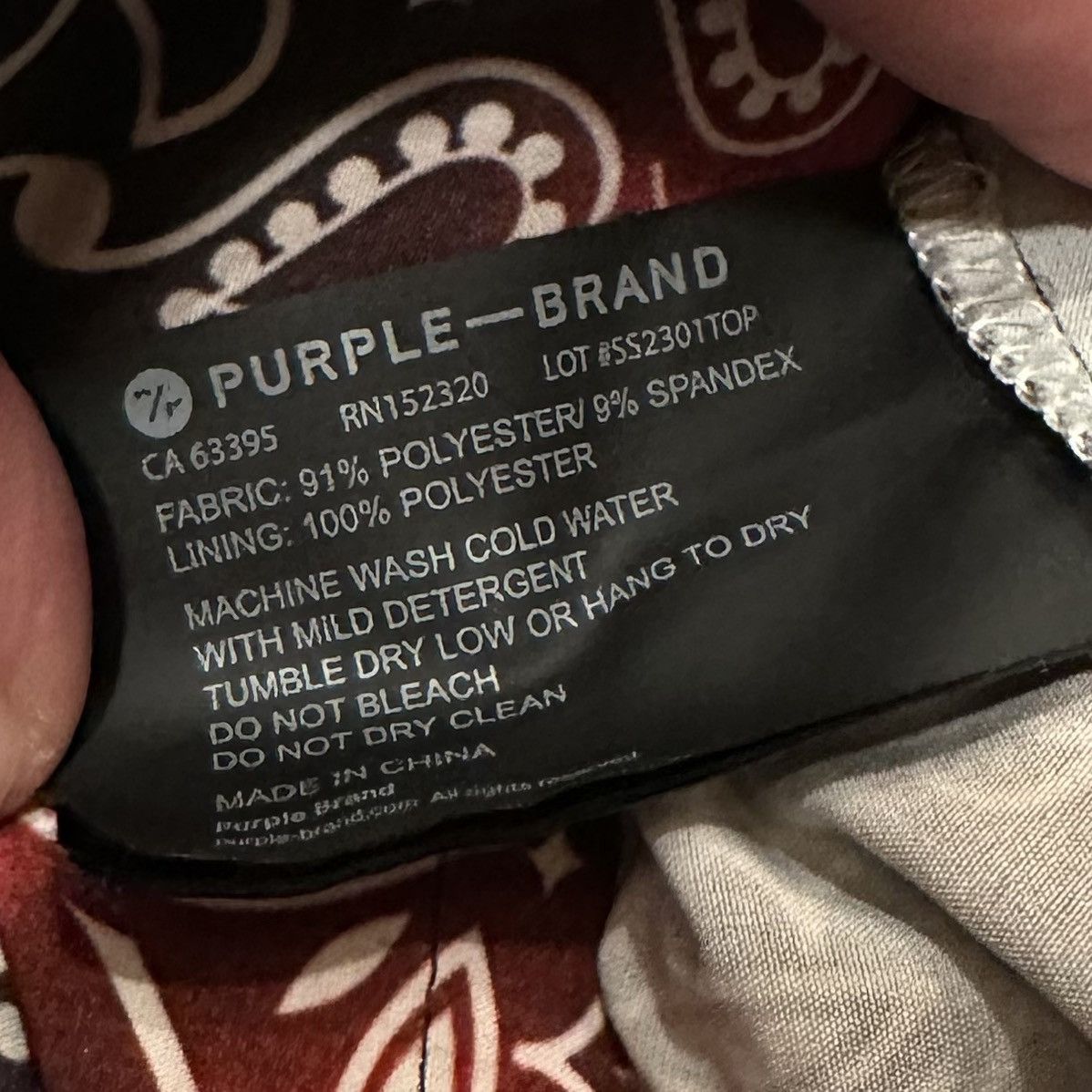 Purple Brand Purple BRAND ECRU Bred Paisley Swim Short Size XXL Size US 38 / EU 54 - 4 Thumbnail
