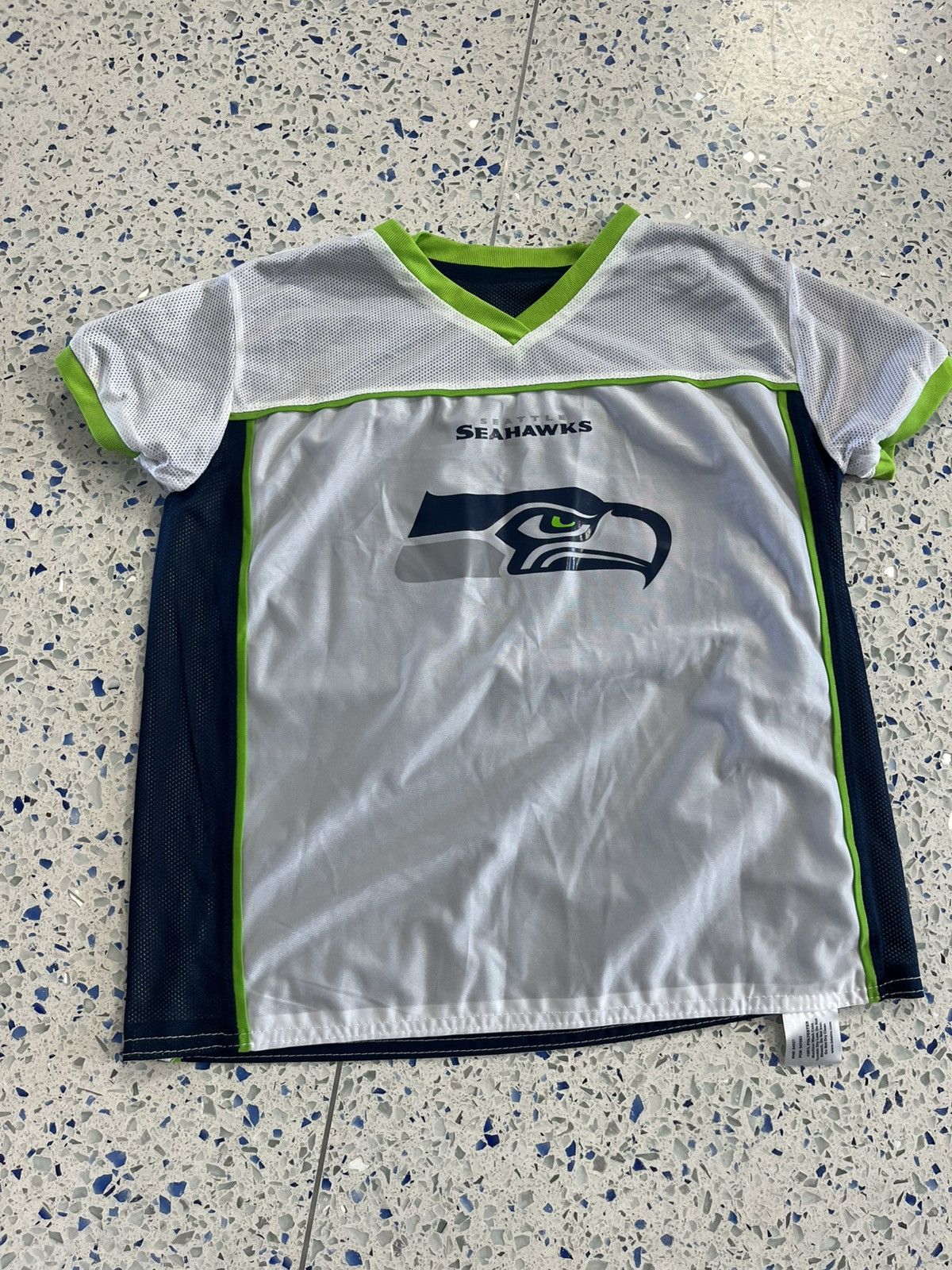 NFL Seattle Seahawks Youth NFL Flag Football Reversible Jersey Size US XL / EU 56 / 4 - 6 Thumbnail