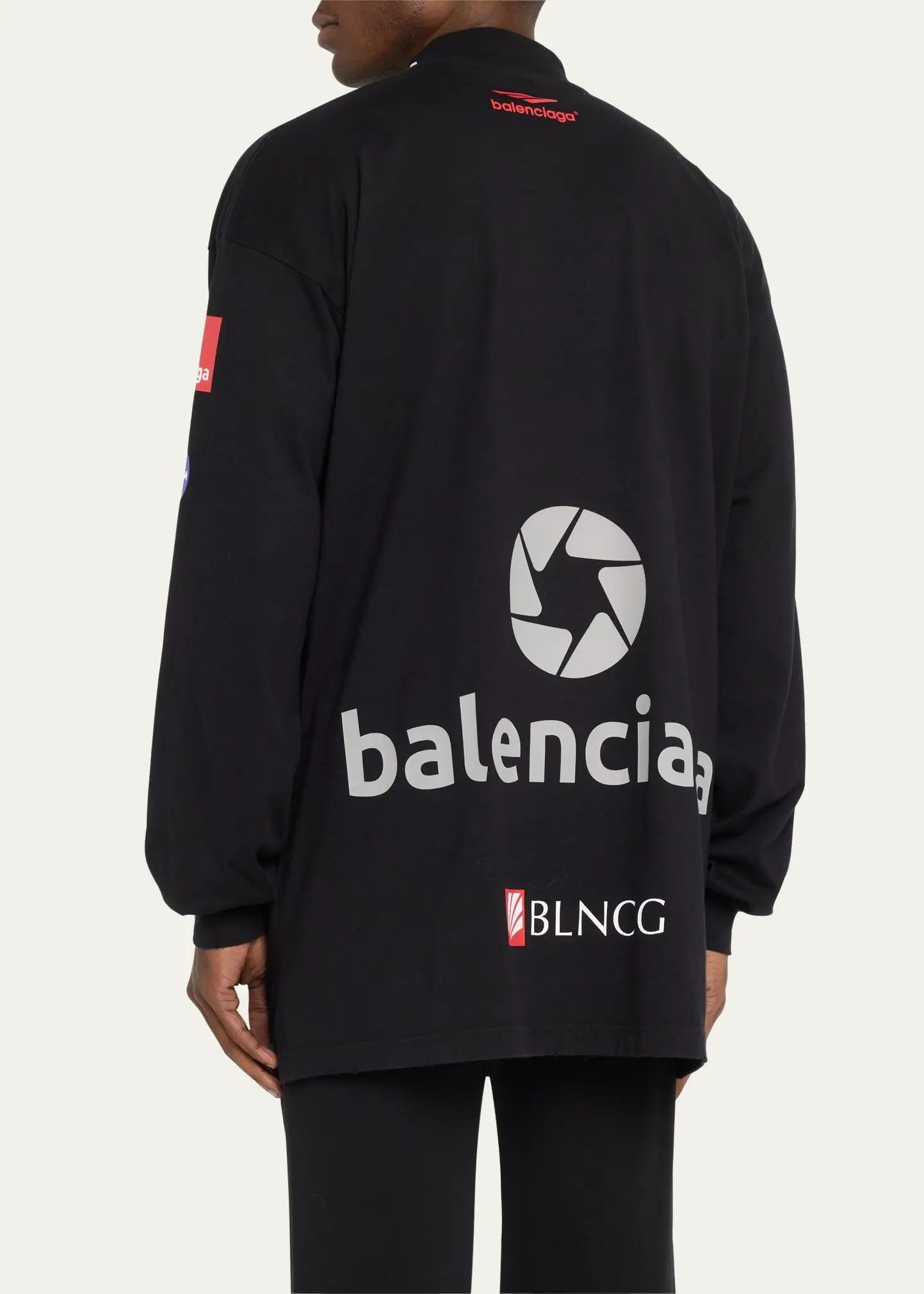 Balenciaga CC27 Top League Long Sleeve T-Shirt Oversized Size US XL / EU 56 / 4 - 3 Thumbnail