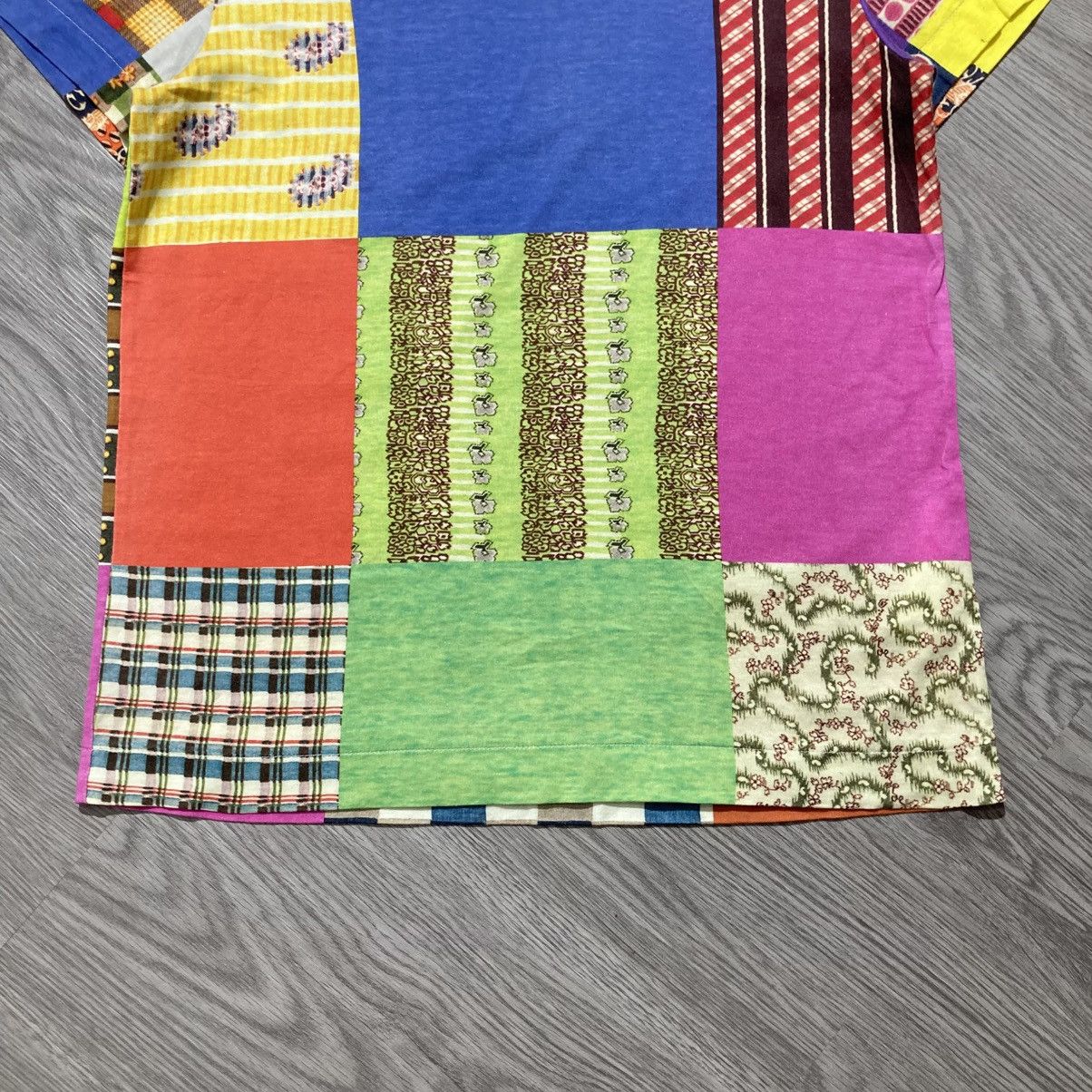 Japanese Brand 🇯🇵Vintage Tricot Comme Des Garcons Multi Pattern Tee Designer Size US XS / EU 42 / 0 - 5 Thumbnail