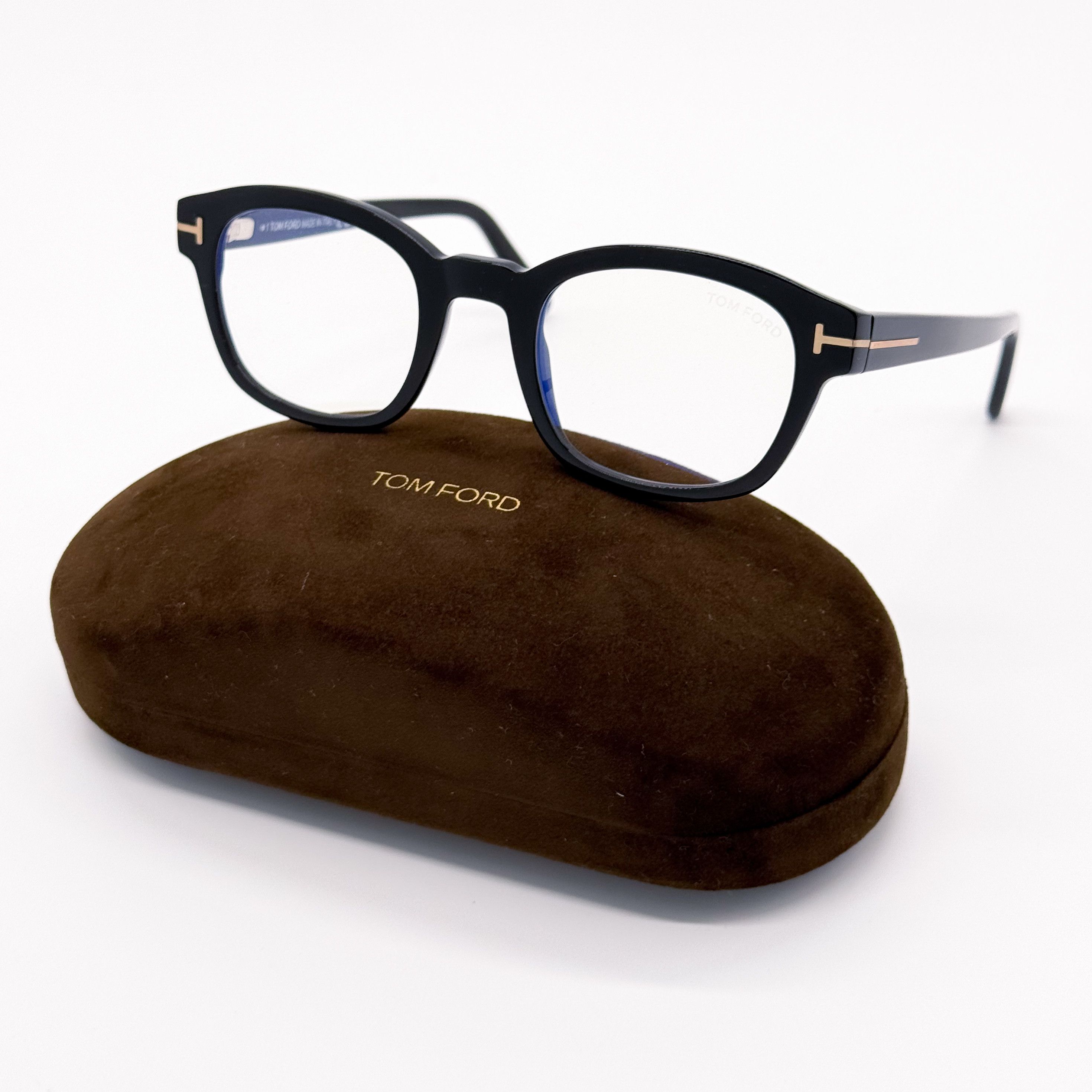 Tom Ford NEW TOM FORD TF5808/B 001 MEN EYEGLASSES FT5808-B/V BLACK 
