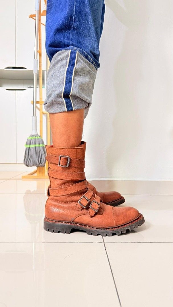 Paraboot Paraboot Tanker Brown Leather Boots UK8 Rugged Rare Size US 9 / EU 42 - 3 Thumbnail