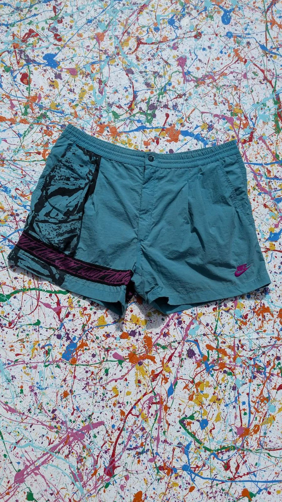 Nike Vintage Nike challenge court shorts Original 90s Agassi Size US 42 / EU 58 - 1 Thumbnail