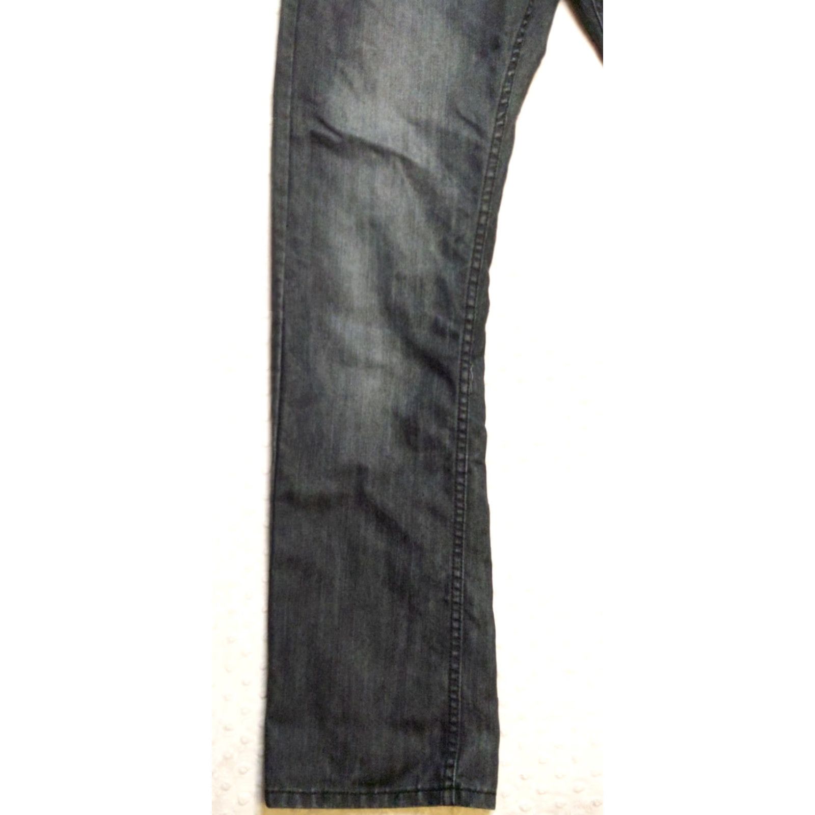 Vintage Monarchy Jeans Men 5-Pocket Denim Dark Wash Straight Blue Cotton Size 32 Vintage Regular Rise Mid 10-12 In Size US 32 / EU 48 - 3 Thumbnail