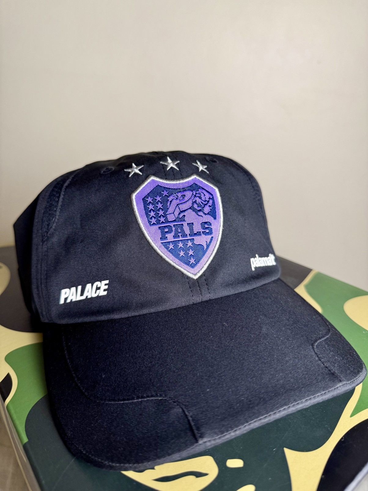 Palace Palace Palamat Shell 6-Panel Black Hat Size ONE SIZE - 5 Thumbnail