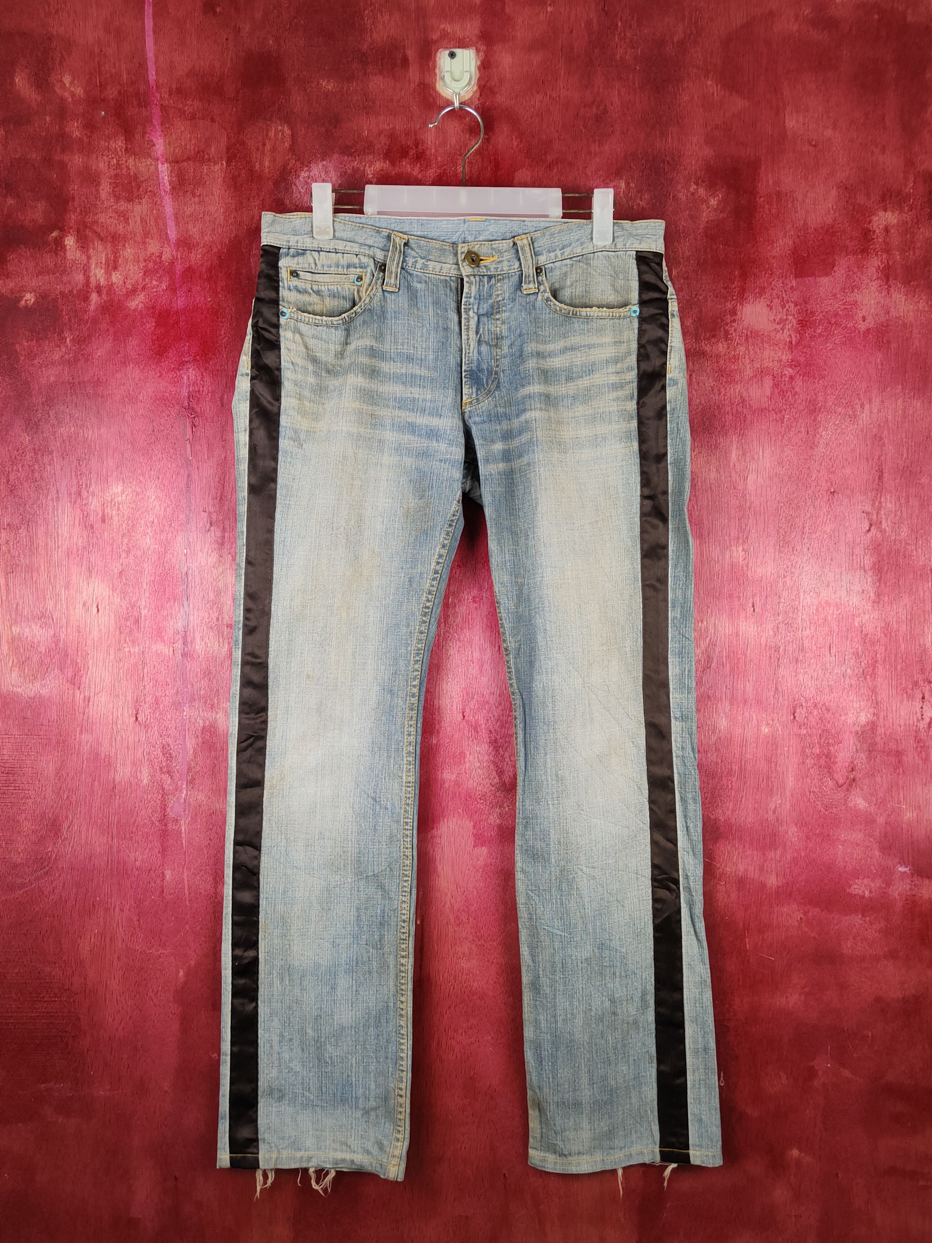 ADAM ET ROPE Adam et Rope Blue Faded Multipocket Denim #S1528 Size US 31 - 1 Thumbnail