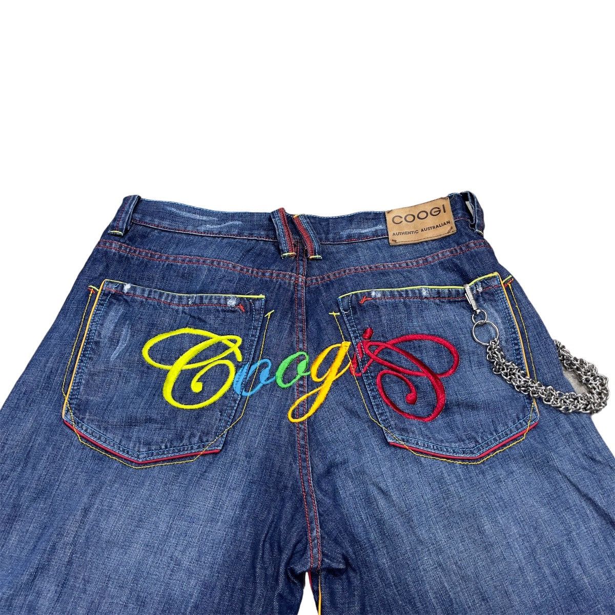 Coogi × Vintage vintage embroidered coogi denim shorts Size US 38 / EU 54 - 9 Thumbnail