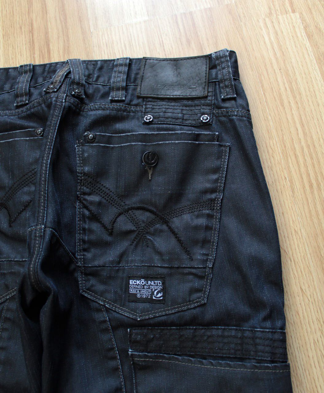 Ecko Unltd. 🔥 Ecko Vintage Logo Y2K Pants Trousers Jeans Pockets Size US 32 / EU 48 - 4 Thumbnail