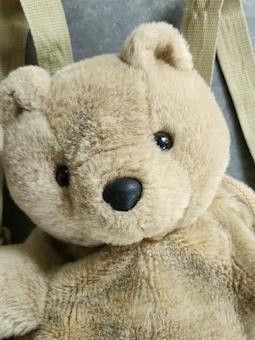20471120 Vtg TEDDY BEAR BACKPACK Japanese Brand Size ONE SIZE - 3 Thumbnail