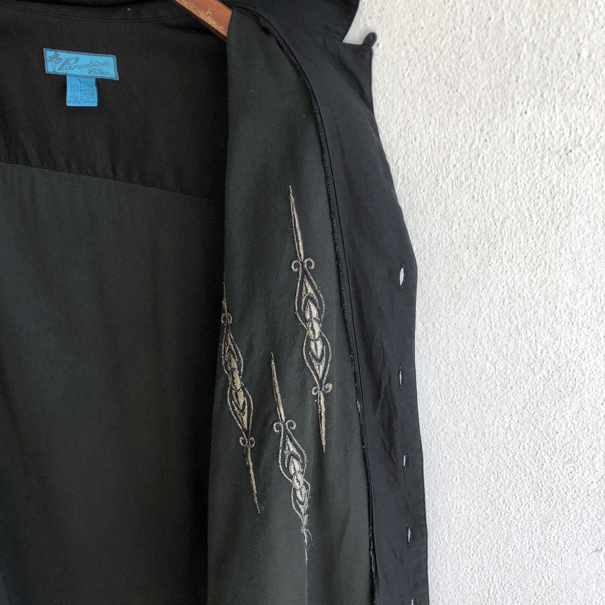 Japanese Brand PARADISE BLUE camp colar shirt Size US L / EU 52-54 / 3 - 9 Thumbnail