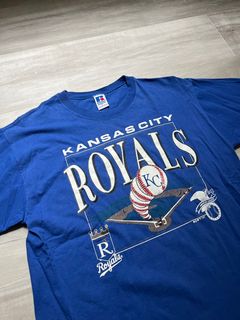Vintage 90s Kansas City Royals Tank Top T Shirt Mens Size XL Blue 1997 *read
