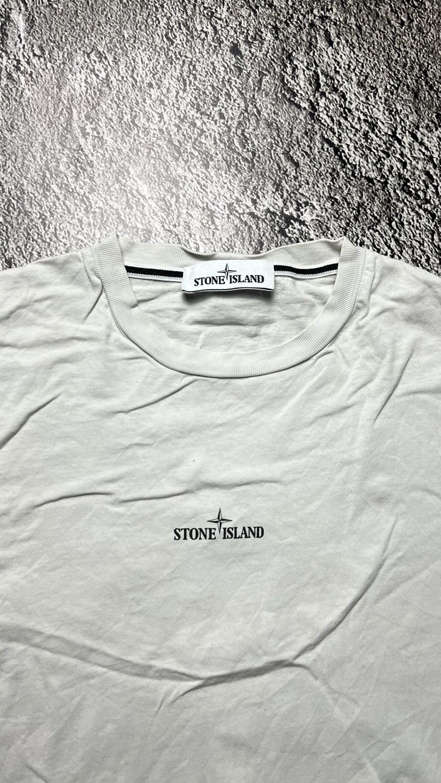 Stone Island Ss/21 Stone Island Massimo Osti “marble three” trashed tee Size US S / EU 44-46 / 1 - 4 Thumbnail