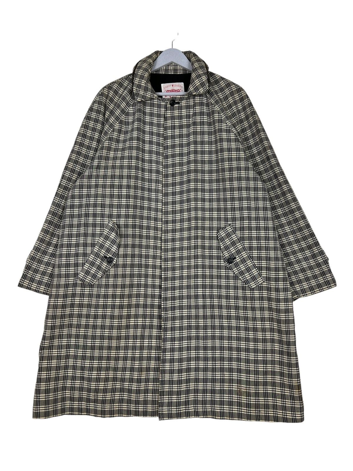 Issey Miyake 🔥 SUPER HAKKA JAPAN SPORTS PARADISE CHECK COAT Size US M / EU 48-50 / 2 - 2 Thumbnail