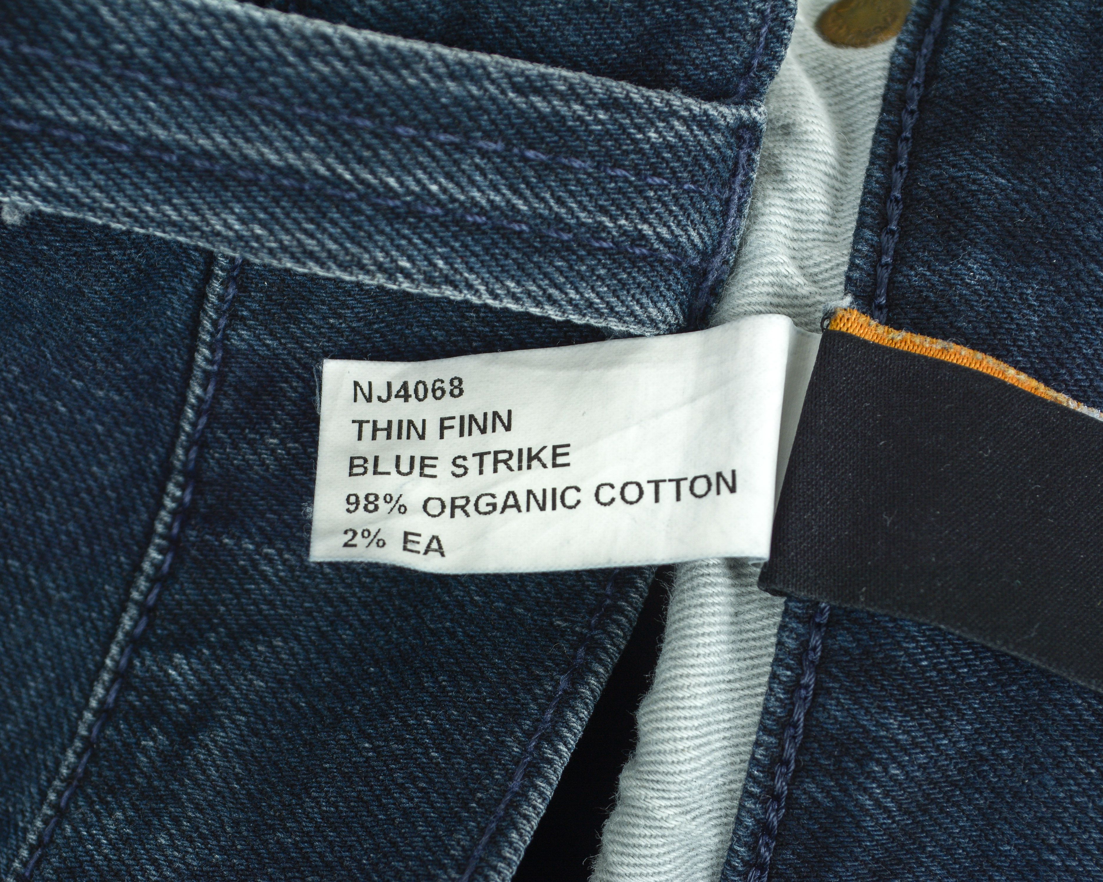Nudie Jeans NUDIE JEANS Thin Finn W27 L32 Slim Denim Pants Stretchy Size US 27 - 9 Thumbnail
