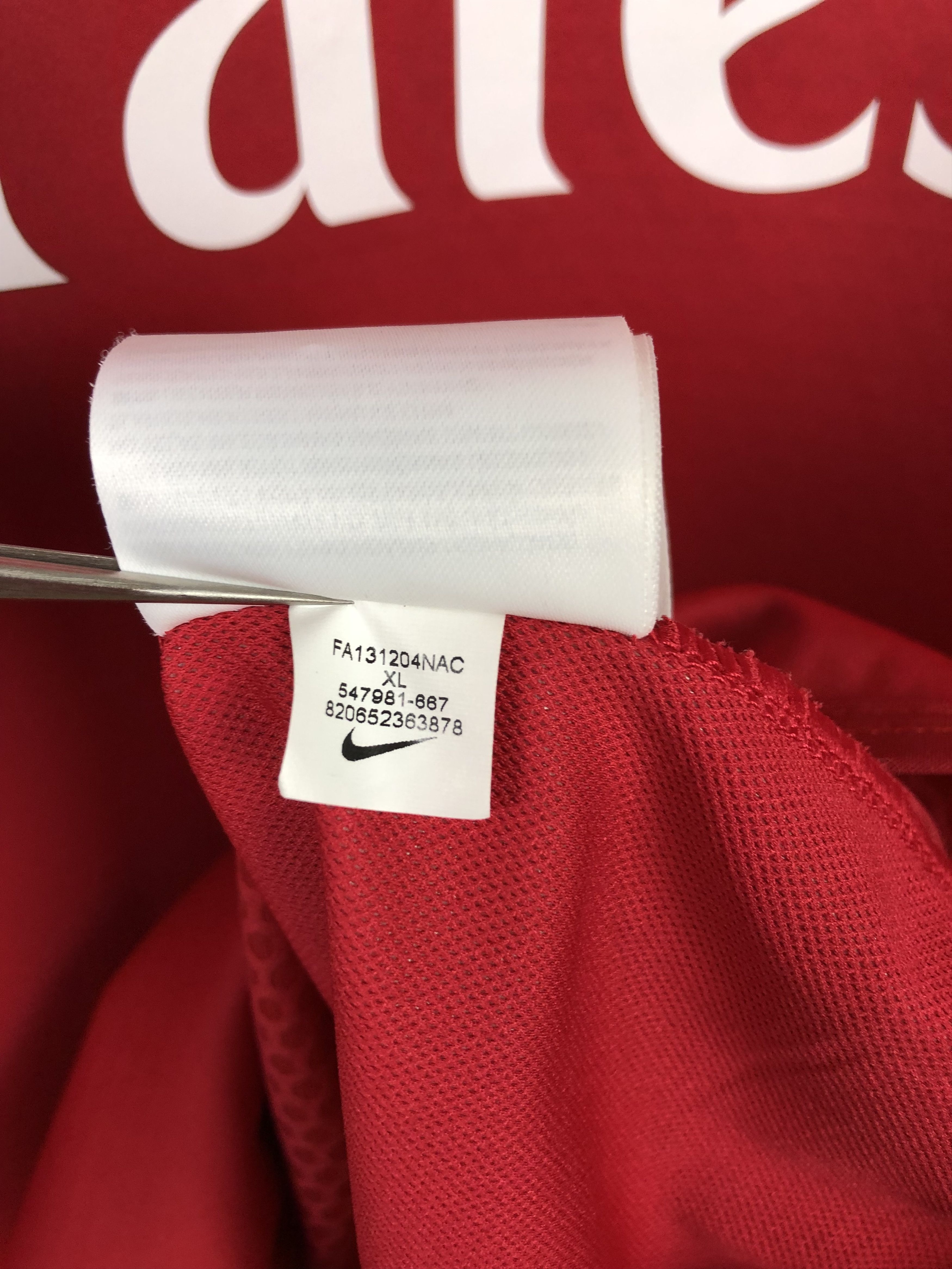 Nike Vintage Arsenal Football Sweatshirt Player Issue Soccer Rare Size US XL / EU 56 / 4 - 11 Thumbnail