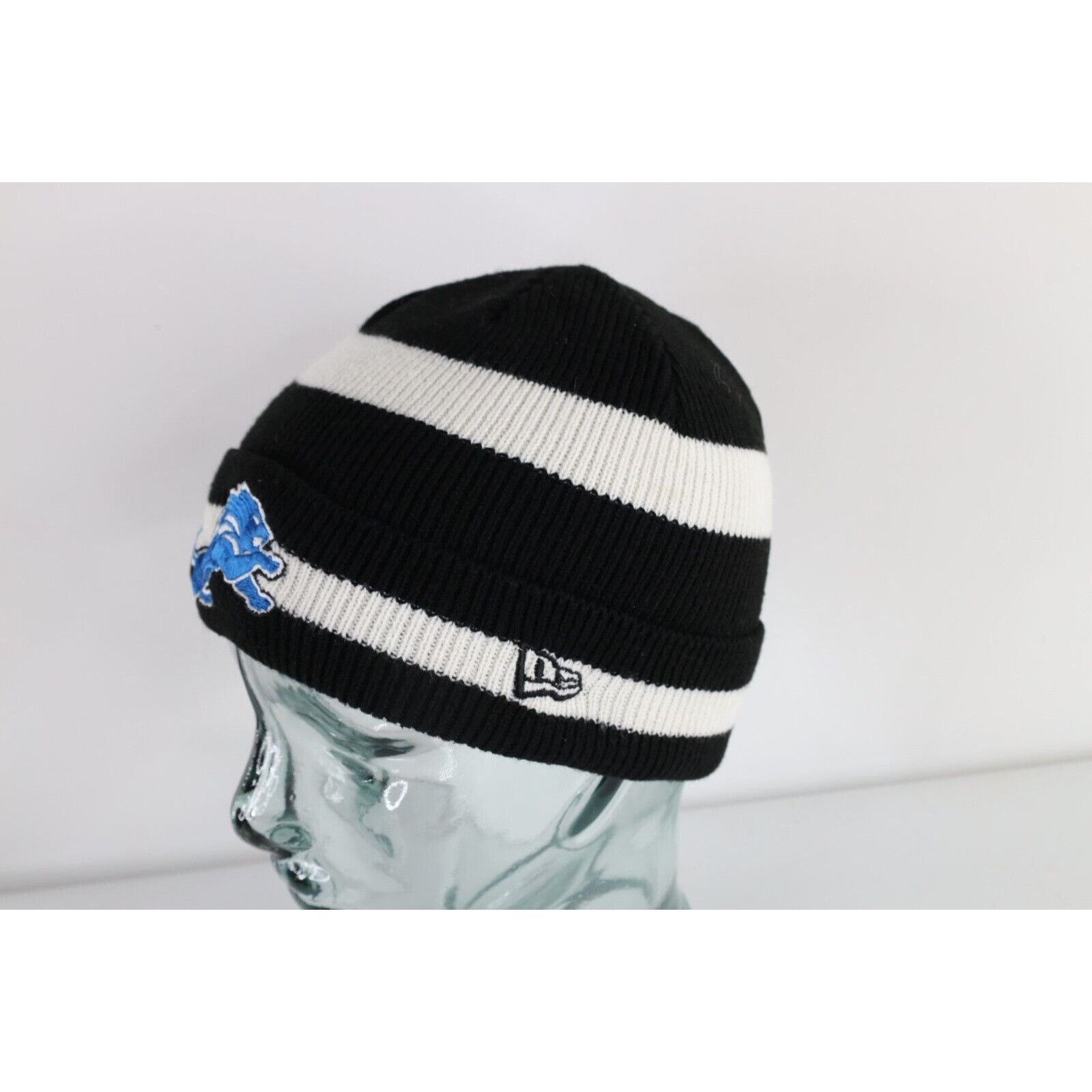 New Era New Era Striped Color Block Detroit Lions Football Beanie Size ONE SIZE - 2 Thumbnail