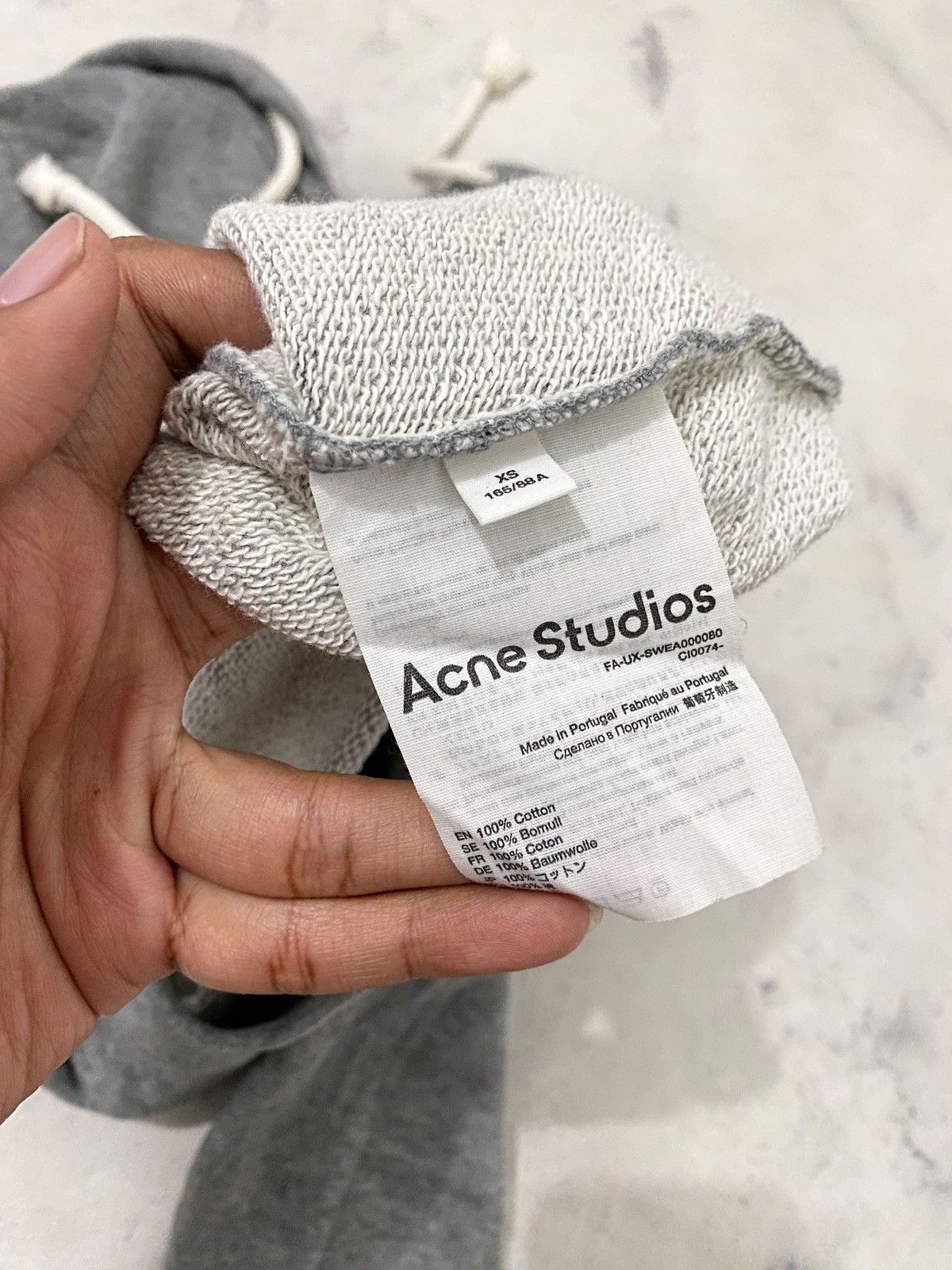 Acne Studios SS21 Acne Studios Justin Zip-Up Hoodie Size US XS / EU 42 / 0 - 8 Thumbnail