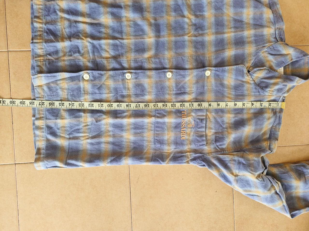 Trussardi Trussardi Vintage Check Button-Up Shirt (M) Size US M / EU 48-50 / 2 - 8 Thumbnail