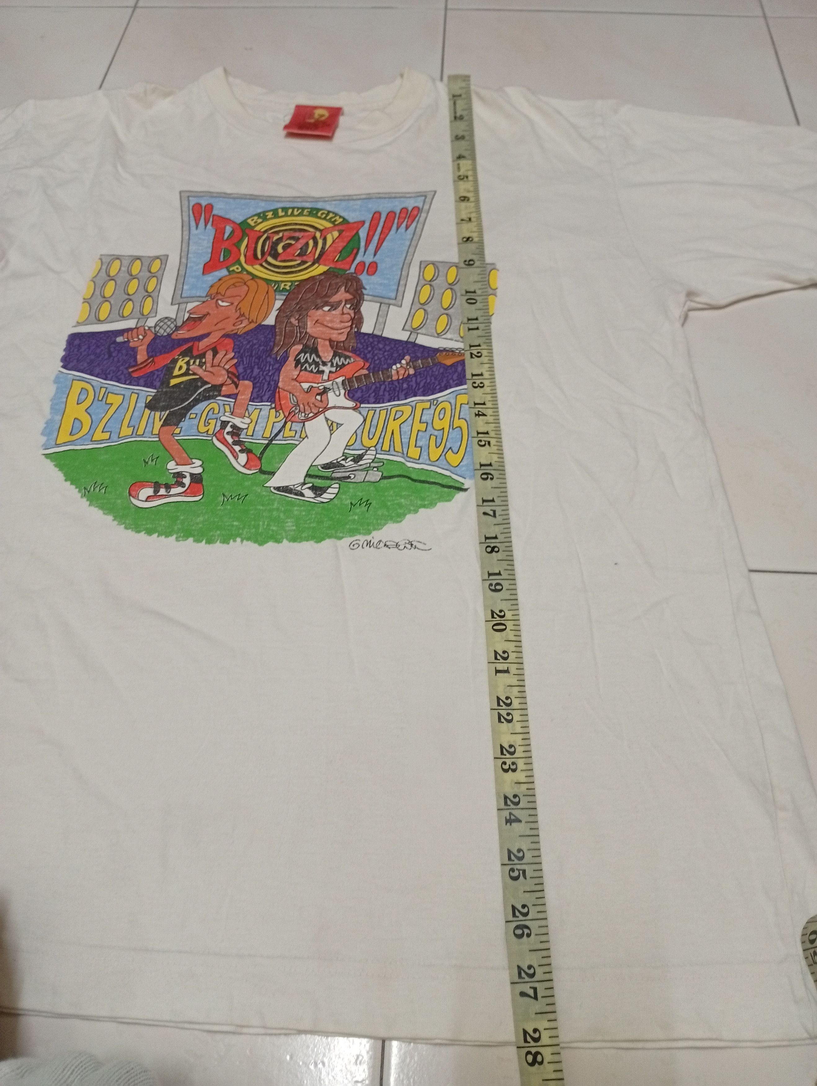 Band Tees Band buzz X gym pleasure 95" tour Size US M / EU 48-50 / 2 - 3 Thumbnail