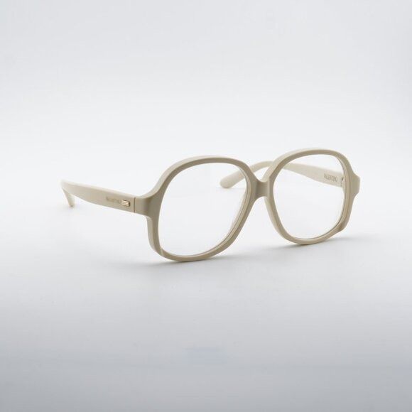 Valentino Valentino VLX-177C Eyeglasses White/Gold 59mm Square Frame Size ONE SIZE - 4 Thumbnail