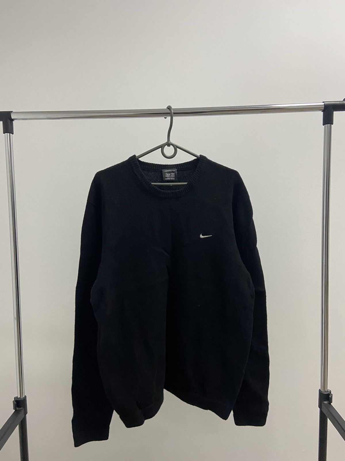 Nike × Vintage Nike Golf Sweater Vintage Small Swoosh Wool Size US L / EU 52-54 / 3 - 1 Thumbnail