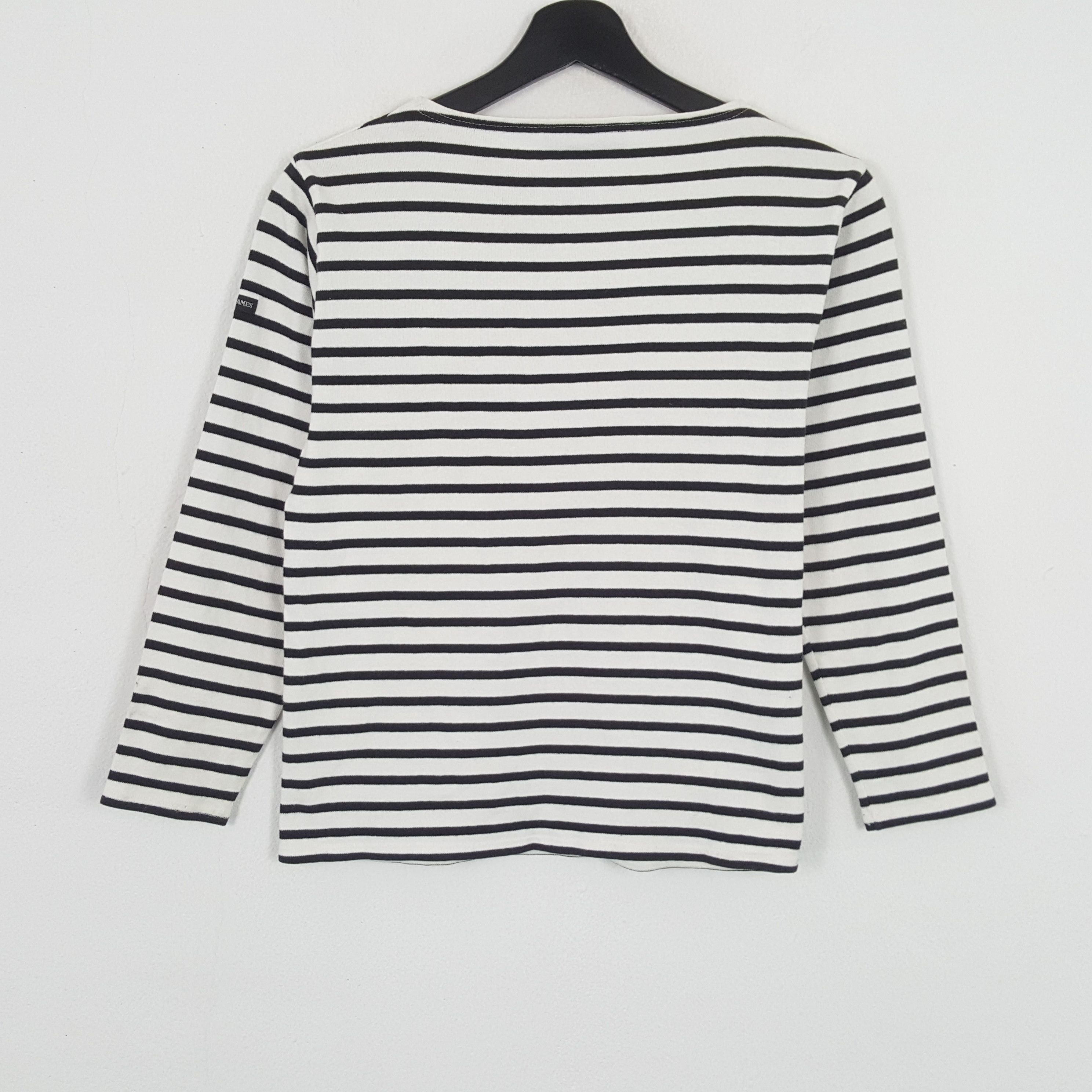 Saint James × Vintage SAINT JAMES Stripes Design Style Tshirt Size S / US 4 / IT 40 - 3 Thumbnail