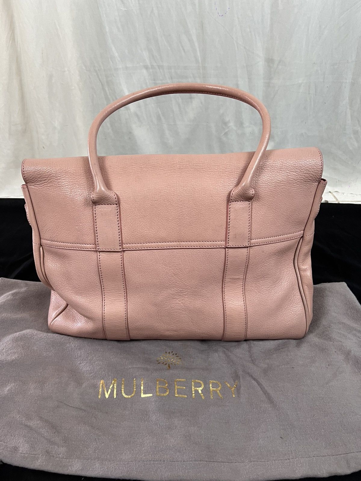 Mulberry Mulberry Bayswater Pink Leather Top Handle Bag –Made England Size ONE SIZE - 10 Thumbnail