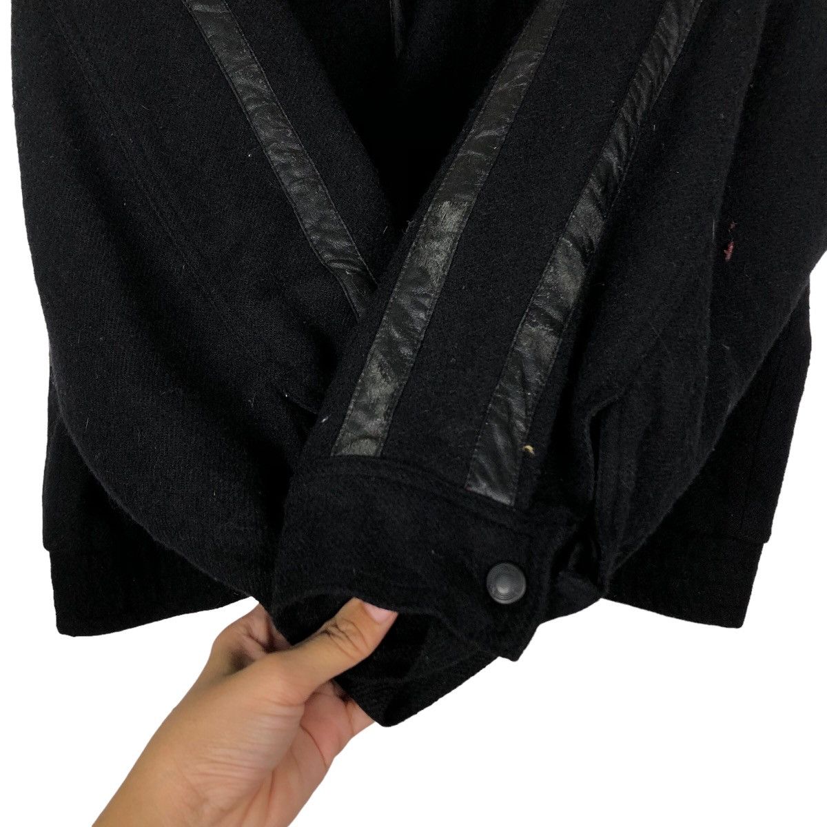 Japanese Brand 🔥Vtg Bomber Jacket Fly Design Rich Black Drigo Issey Miyake Size US M / EU 48-50 / 2 - 13 Thumbnail