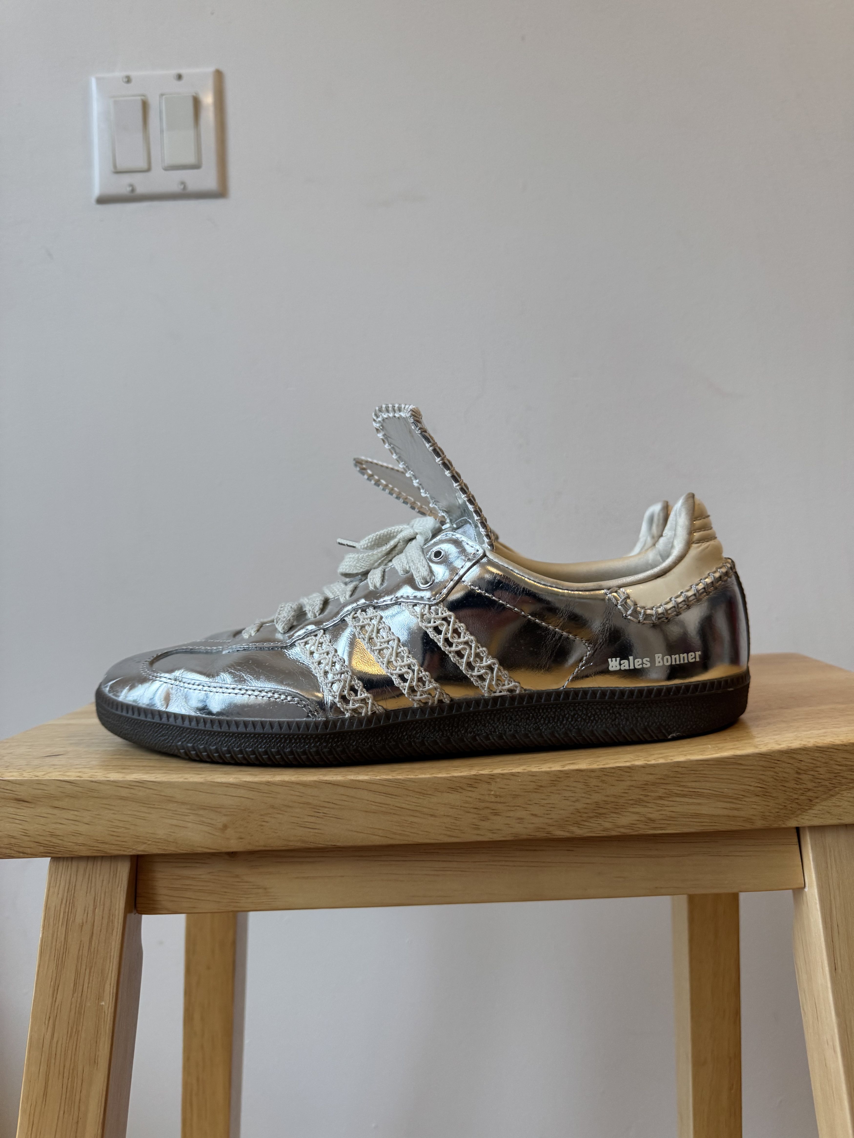 adidas gazelle silver green womens Adidas Samba Wales Bonner Silver main image 0