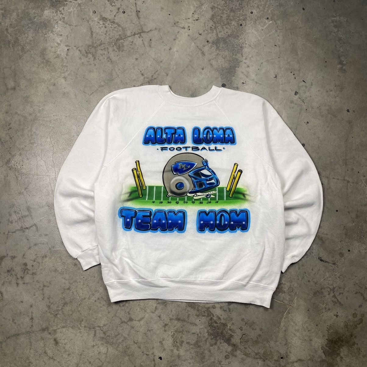 Hanes 90s Alta Loma Football Lewis Crewneck Size US XL / EU 56 / 4 - 1 Thumbnail