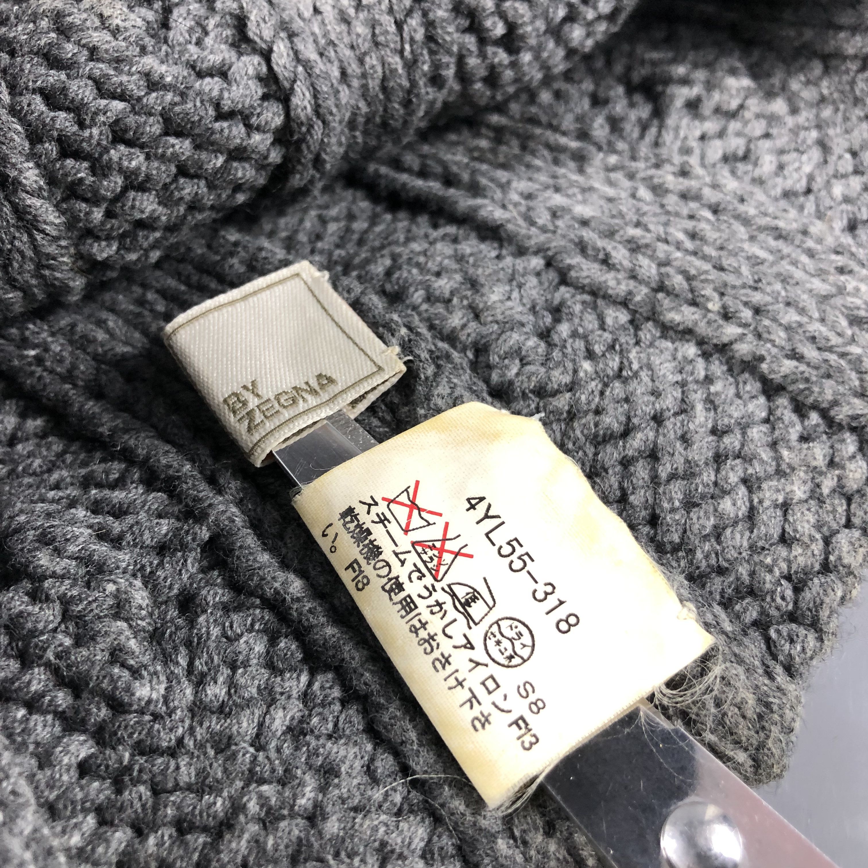 Ermenegildo Zegna Z Zegna Cable Knit Cotton/Wool Beanie Snowcap Snow Hat B1036 Size ONE SIZE - 5 Thumbnail