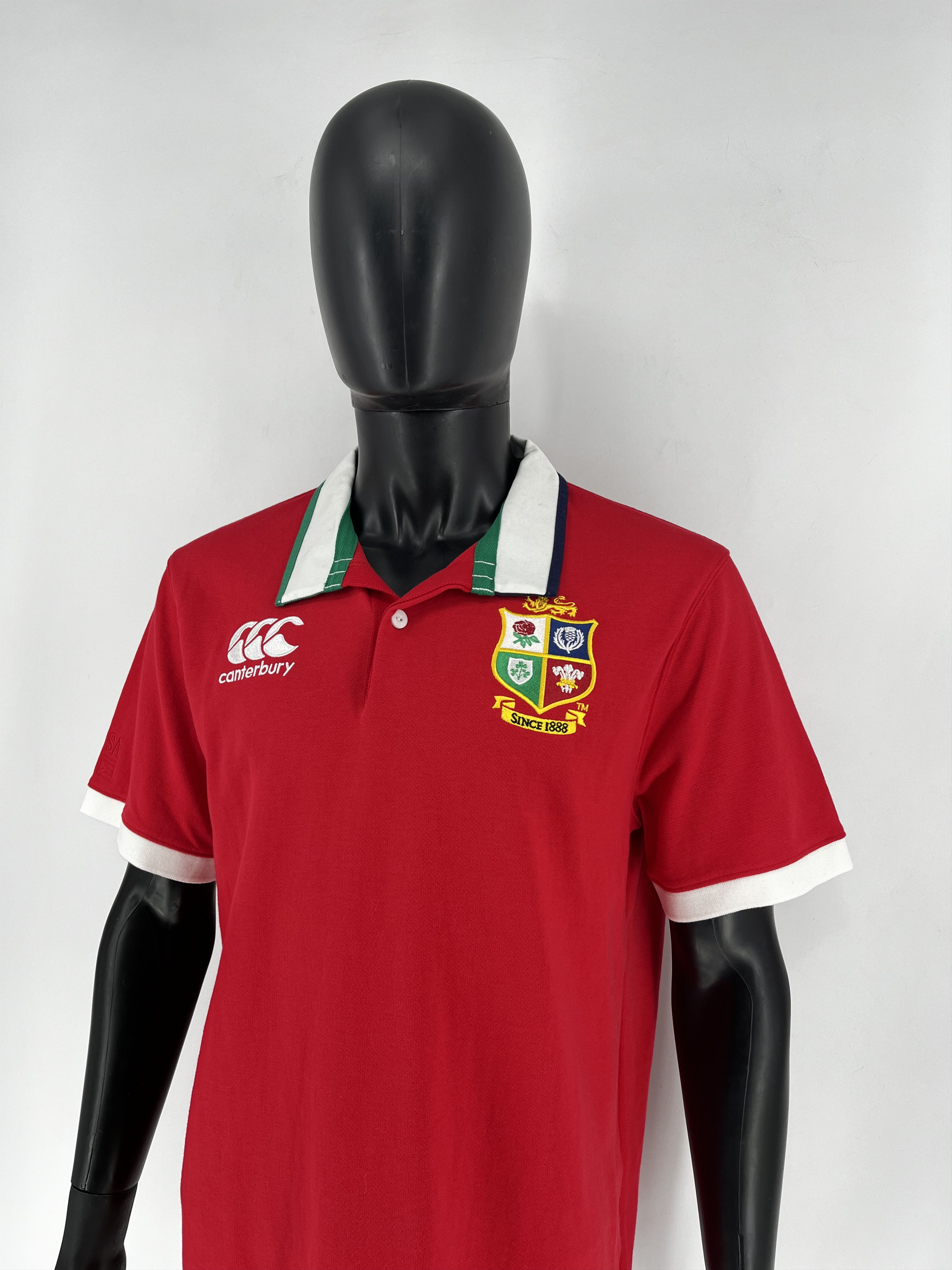 Canterbury of New Zealand × Vintage Canterbury British & Irish Lions Rugby Polo Shirt Men's Size US L / EU 52-54 / 3 - 5 Thumbnail