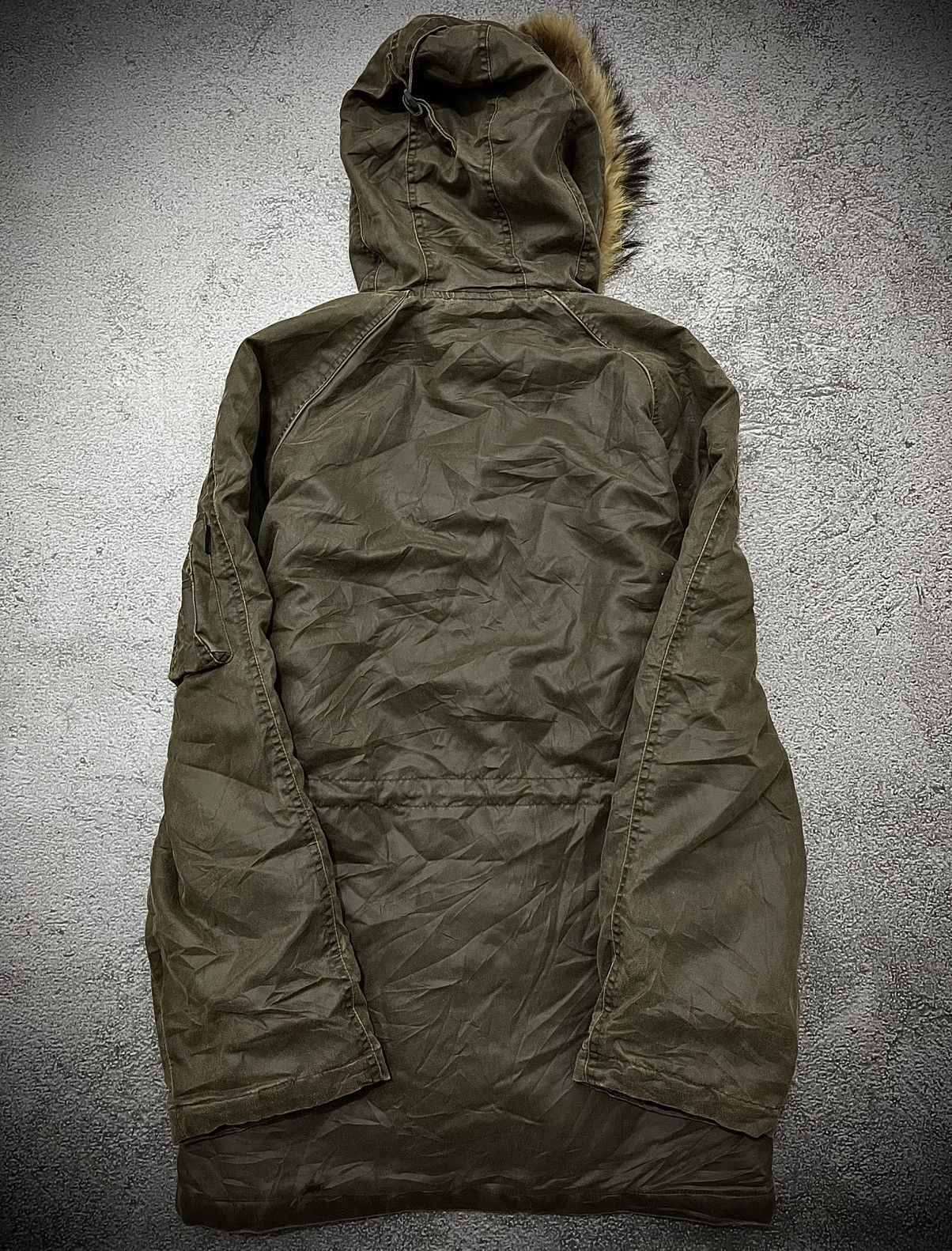 Mossimo 2000s Mossimo Sport Suede Parka Fur Jacket Size US XL / EU 56 / 4 - 5 Thumbnail