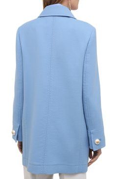 Dolce & Gabbana o1y0825 Coat in Sky Blue Size S / US 4 / IT 40 - 4 Thumbnail
