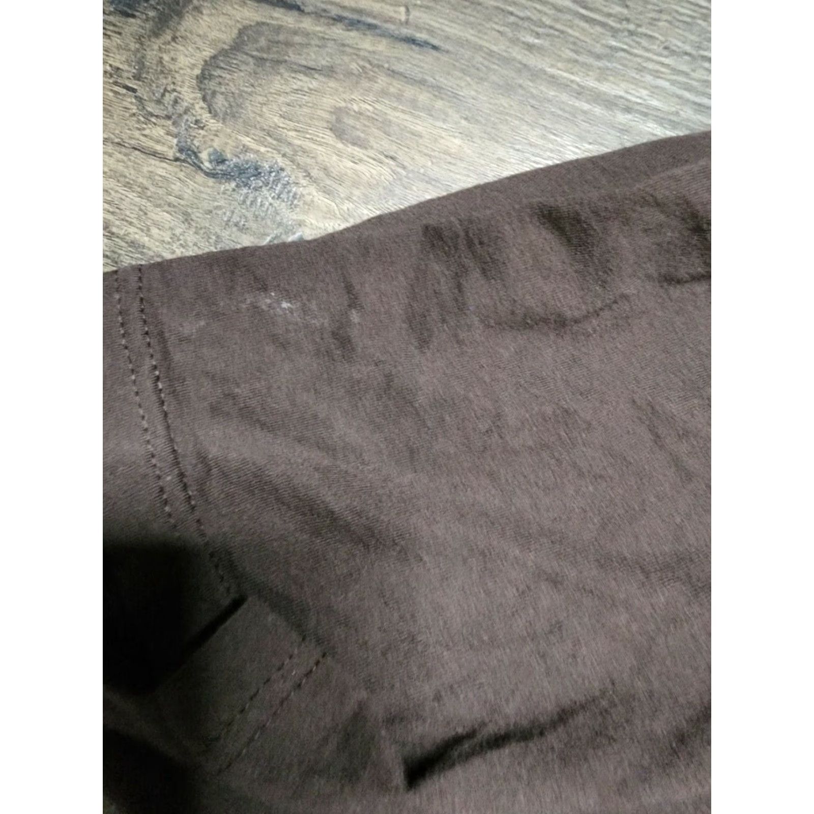 Vintage Vintage Okay Africa Men's T-Shirt 2XL Saxophone Graphic Cotton Brown Short Sleeve Regular Fit Size US XXL / EU 58 / 5 - 3 Thumbnail