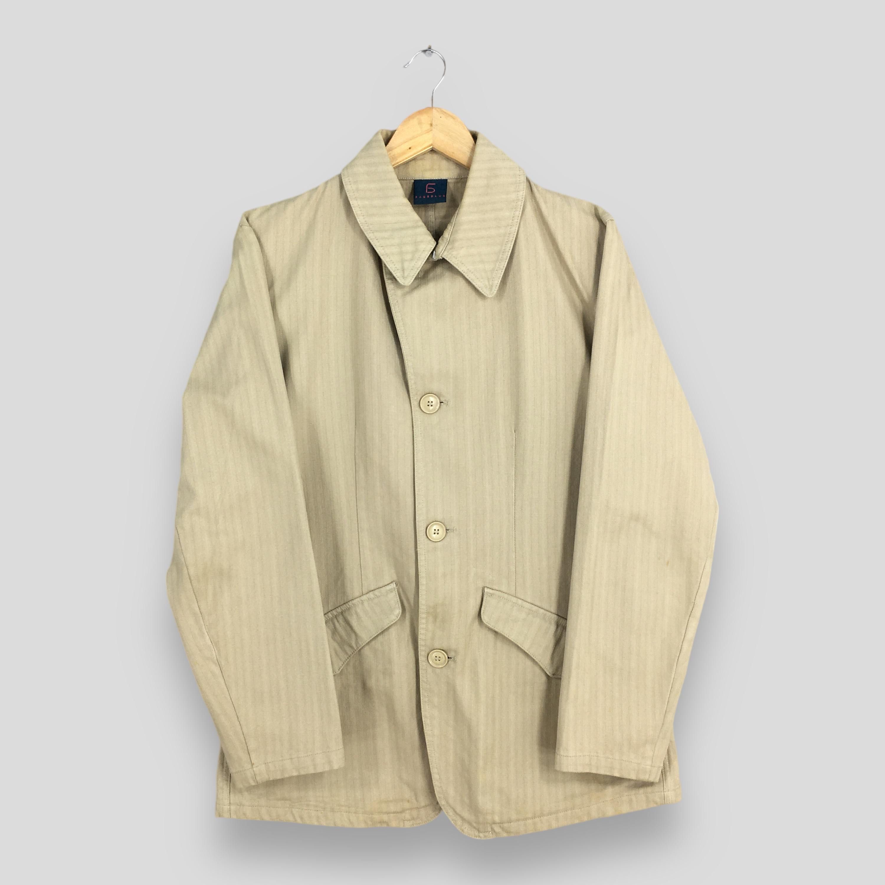 RAGEBLUE Vintage 90s Rageblue Japanese Workers Beige Jacket Medium Size US M / EU 48-50 / 2 - 1 Thumbnail