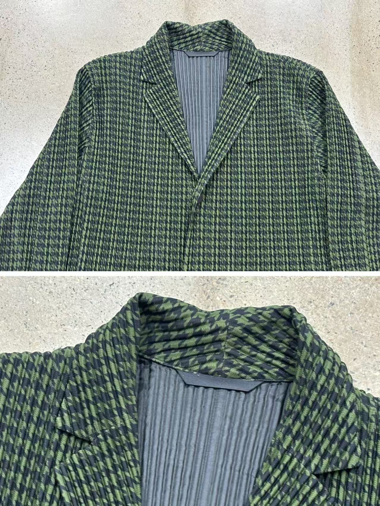 Homme Plisse Issey Miyake Issey Miyake Check Coverall JD186（Japanese limited） Size US M / EU 48-50 / 2 - 3 Thumbnail