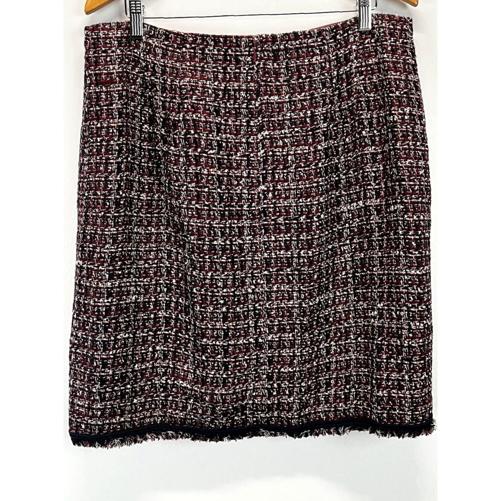 Talbots Talbots Tweed Skirt 16P Petite Gold Buttons Lined Career Business Work Wear NEW! Size 38" / US 16 / IT 52 - 2 Thumbnail