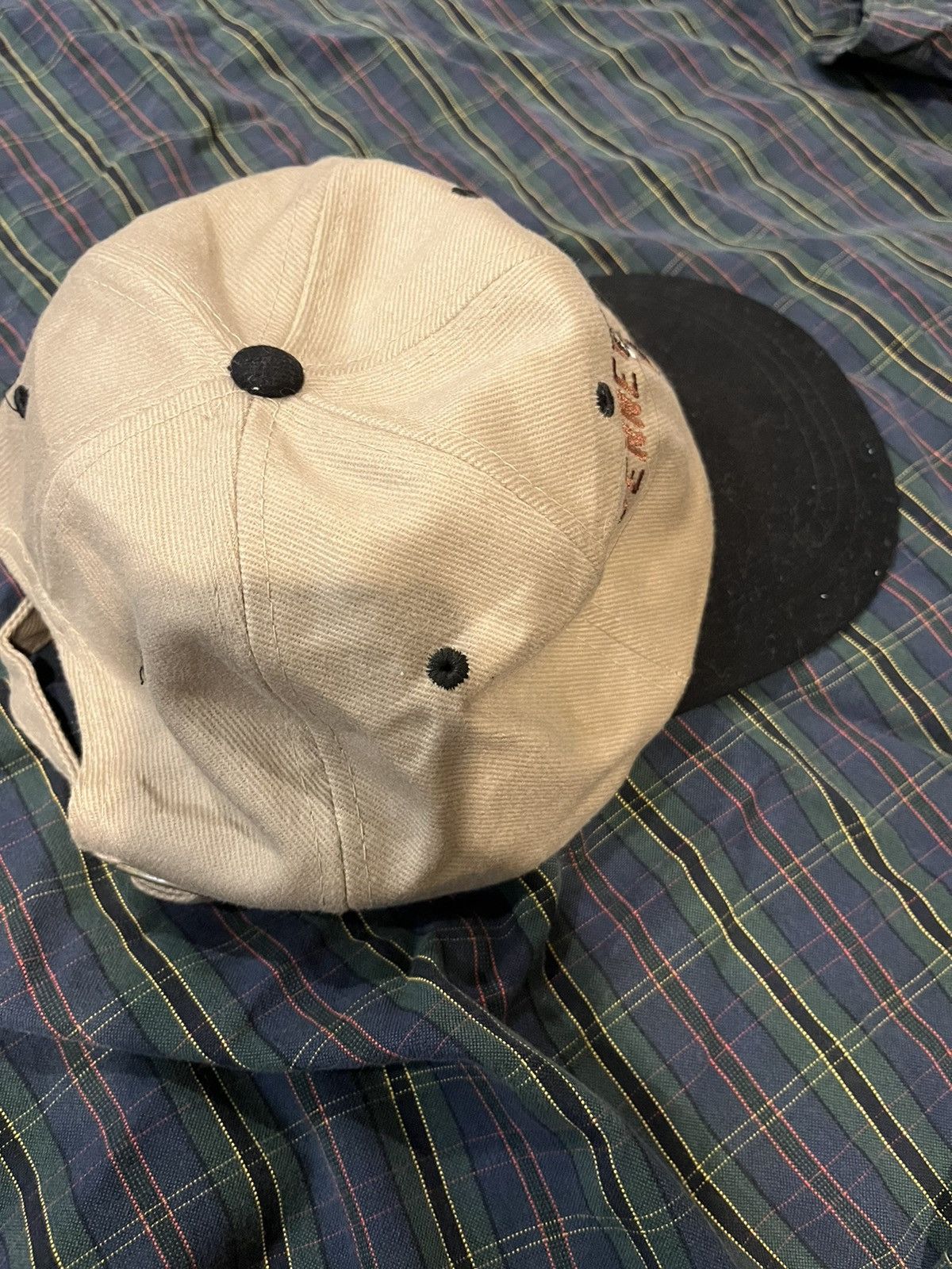 Vintage Vintage 90s Tan Hunter Cap Size ONE SIZE - 4 Thumbnail
