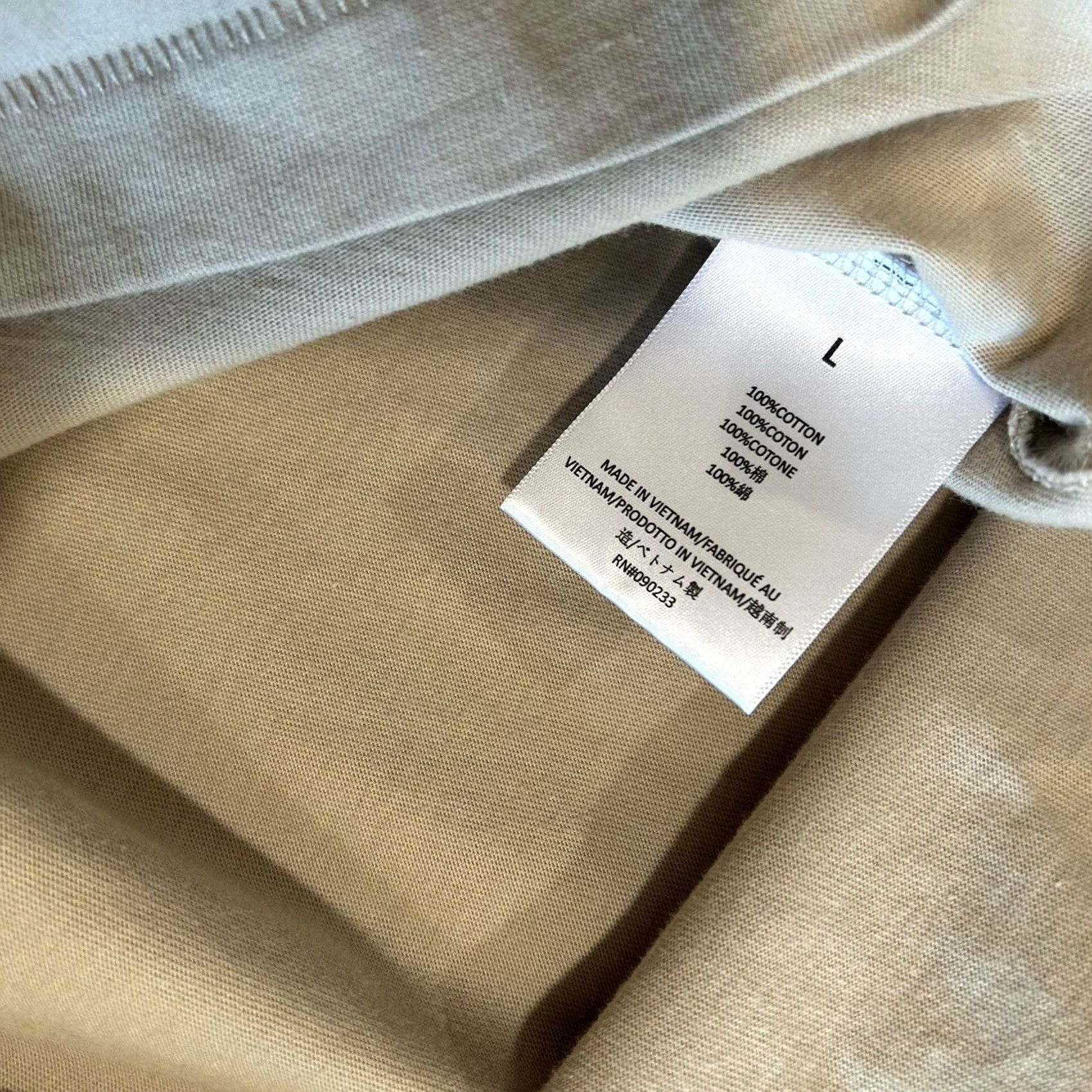 Fear of God Fear of God ESSENTIALS Oversized Beige Shirt Mens Large Size US L / EU 52-54 / 3 - 5 Thumbnail