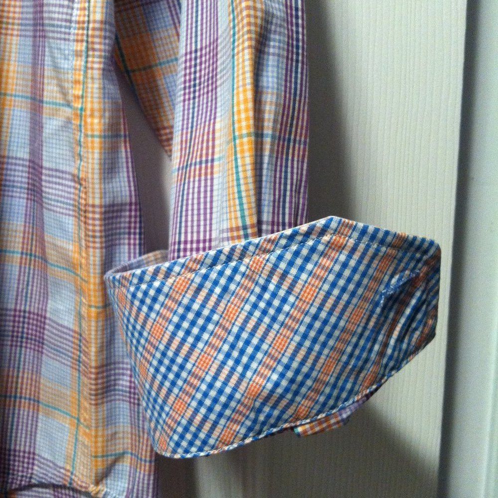 Tailorbyrd TAILORBYRD MENS NEW MULTICOLOR 100%COTTON CASUAL SHIRT M Size US M / EU 48-50 / 2 - 5 Thumbnail