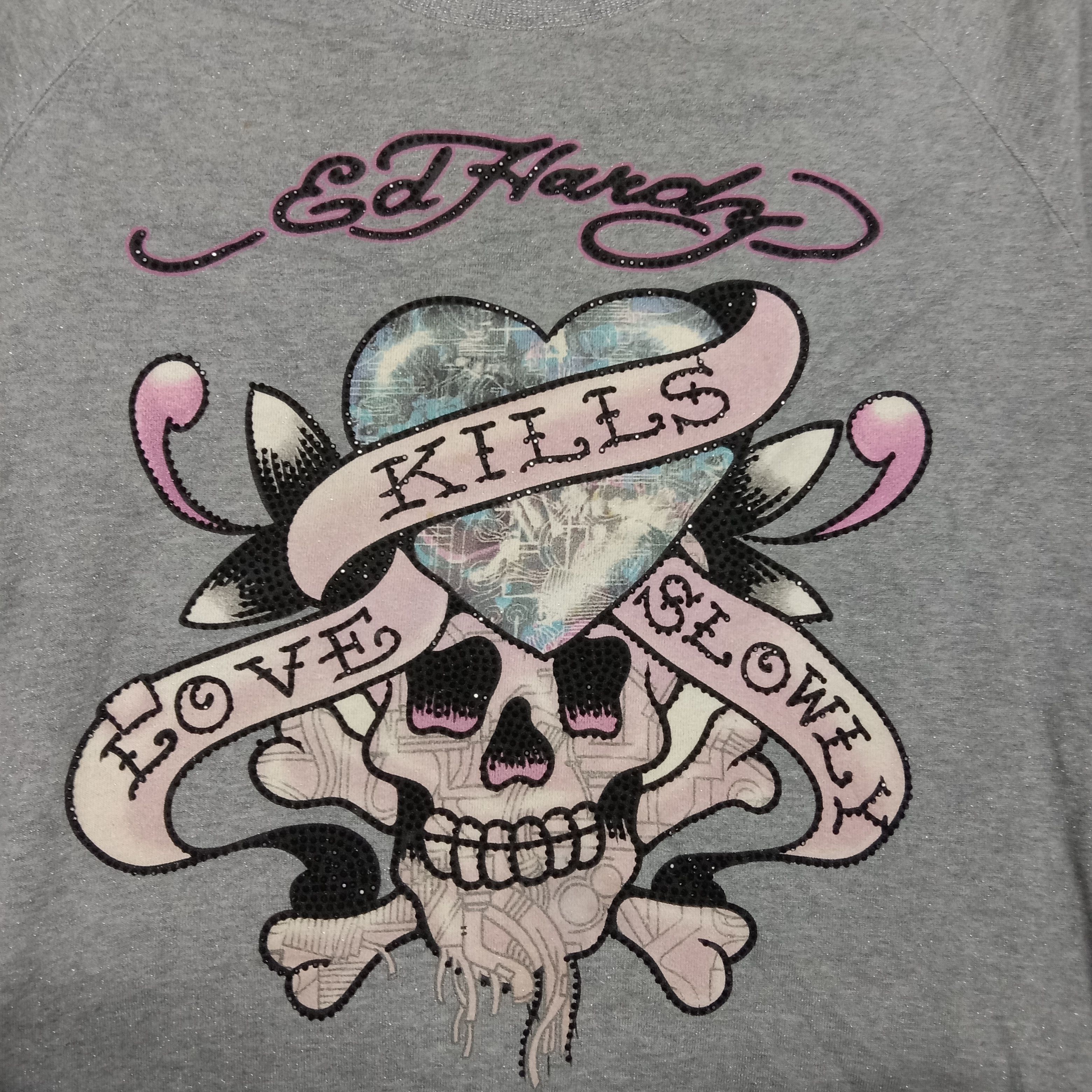 Christian Audigier Ed Hardy By Christian Audigier Love Kills Slowly Sweatshirt Size US M / EU 48-50 / 2 - 3 Thumbnail