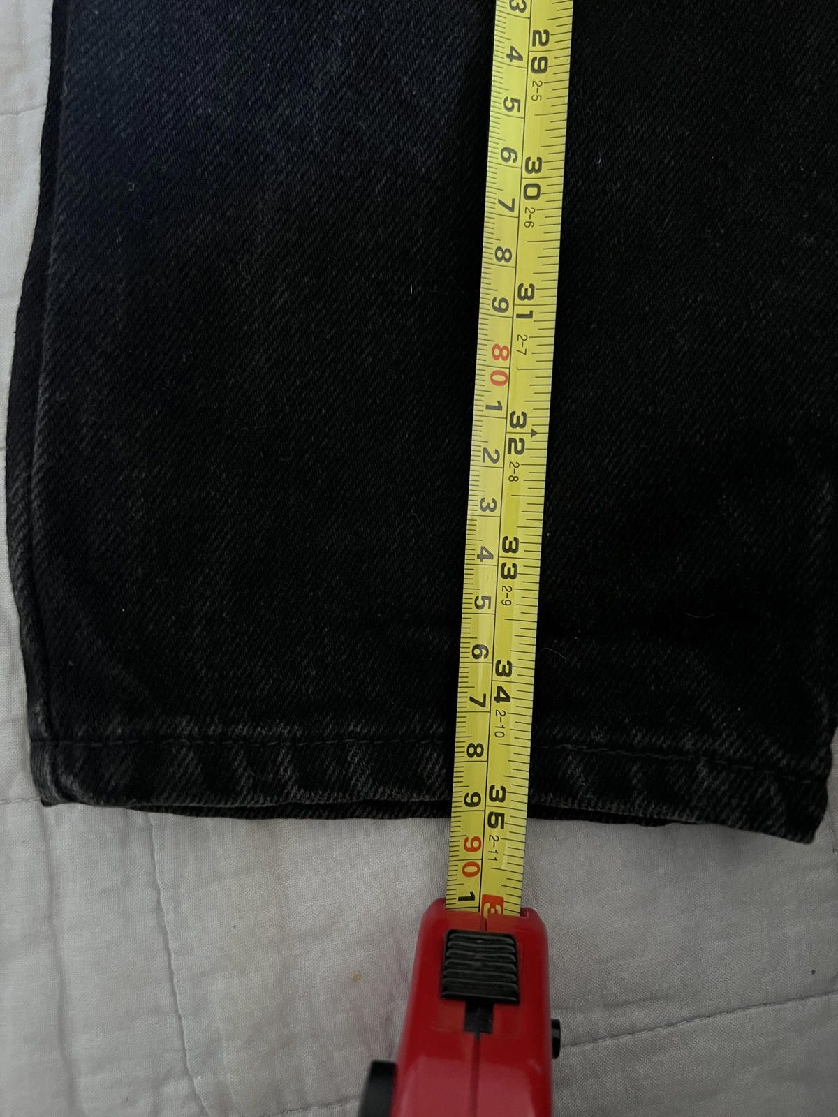 Levi's Vintage 1992 Levi’s Black Women's Straight Leg Jeans Size 25" / US 0 / IT 36 - 8 Thumbnail